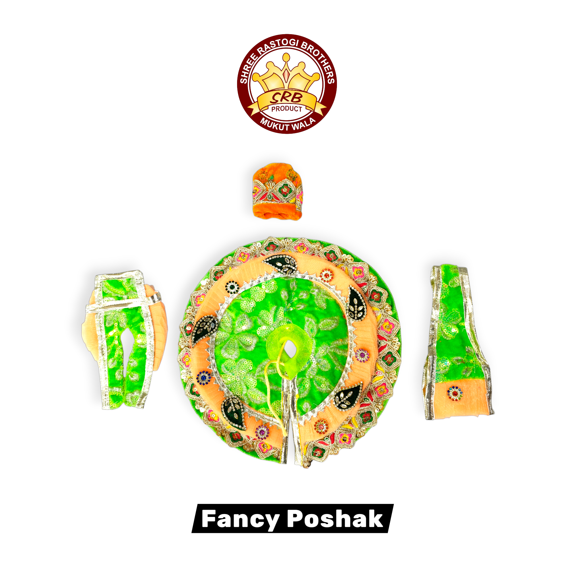 Saneel Winter Fancy Poshak With Cap For Laddu Gopal (FGP-08)