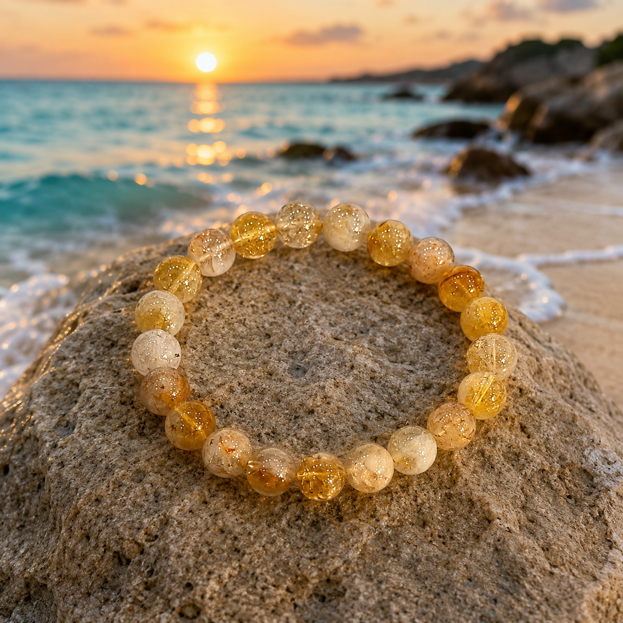 Citrin Stone Bracelet