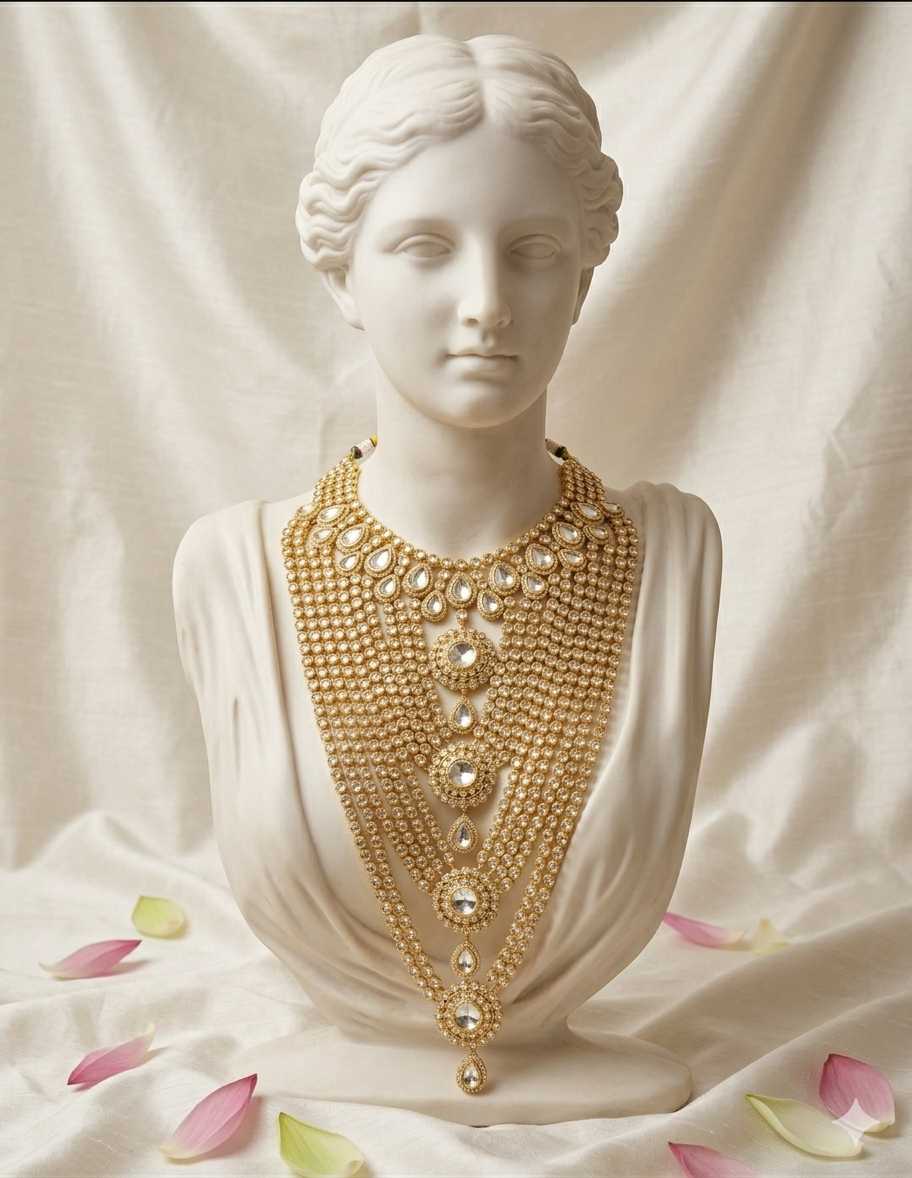Kundan Necklace For Spiritual Deities