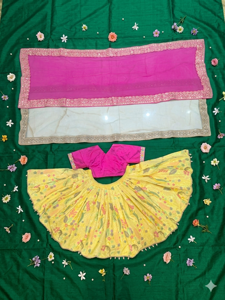 Fancy RK Set For The Lord Radha krishna Deities