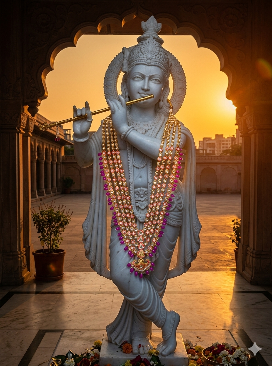 Kundan Rani Haar For Spiritual Deities