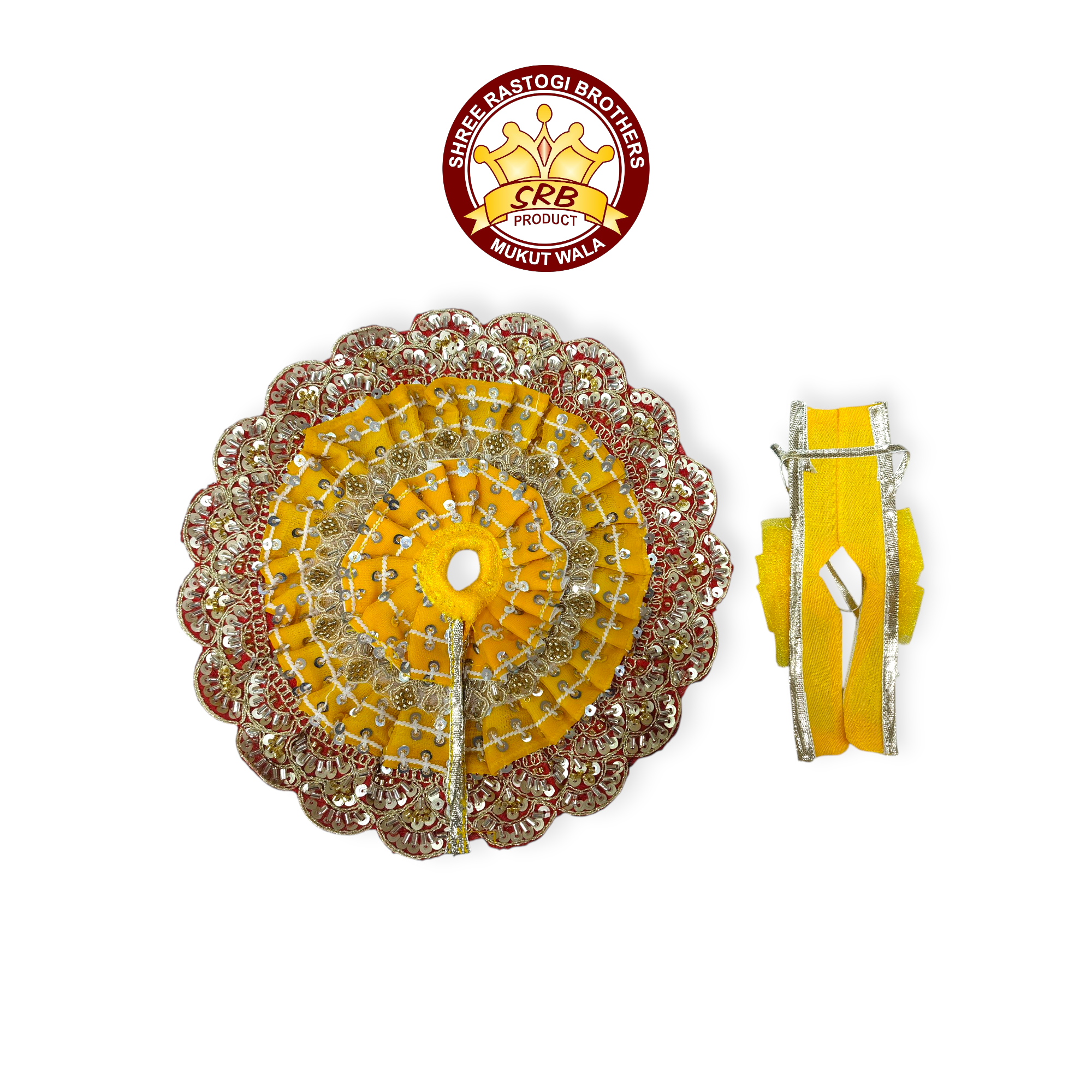 Fancy Gol Poshak For Laddu Gopal Idol