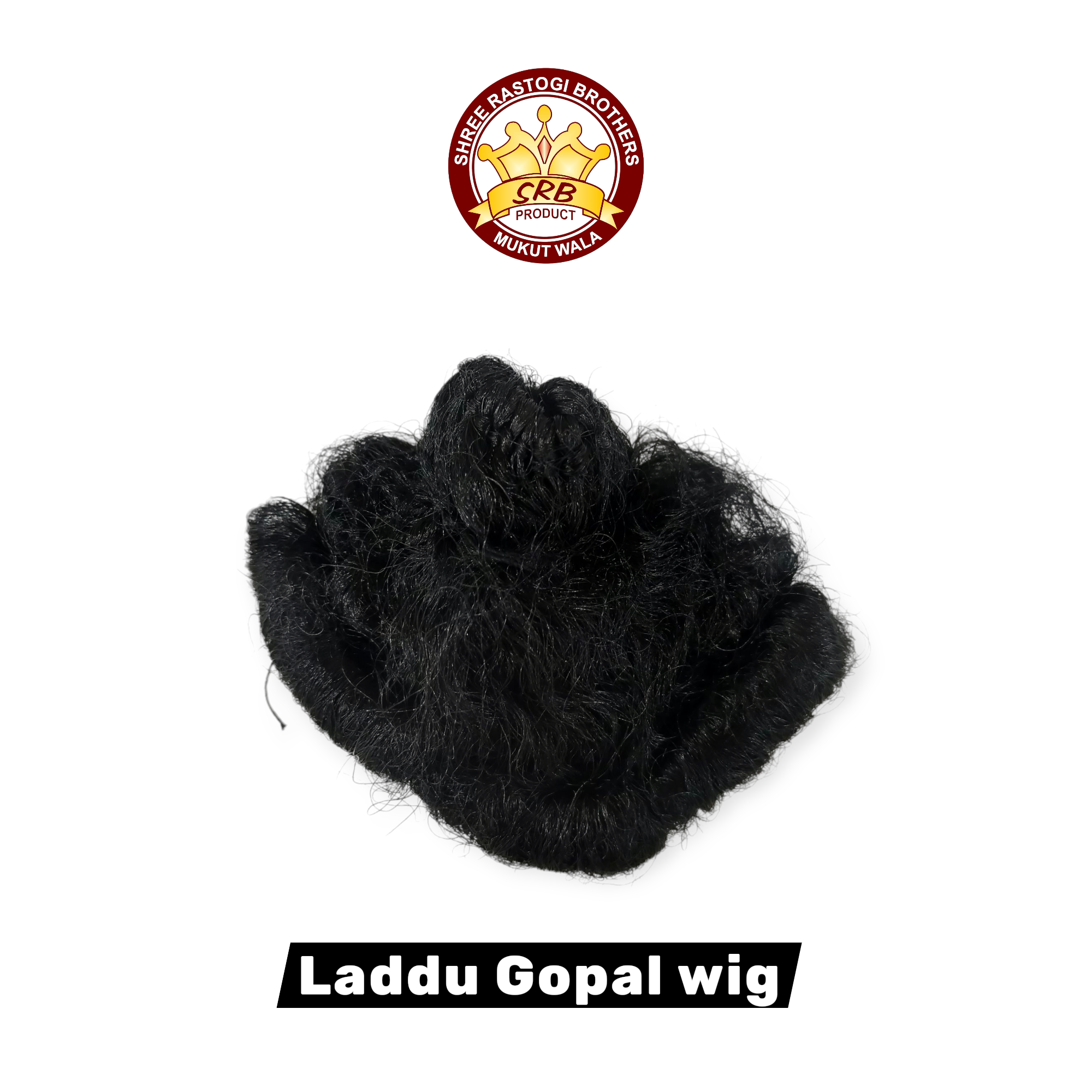Laddu gopal Wig / Baal / Chawar Baal
