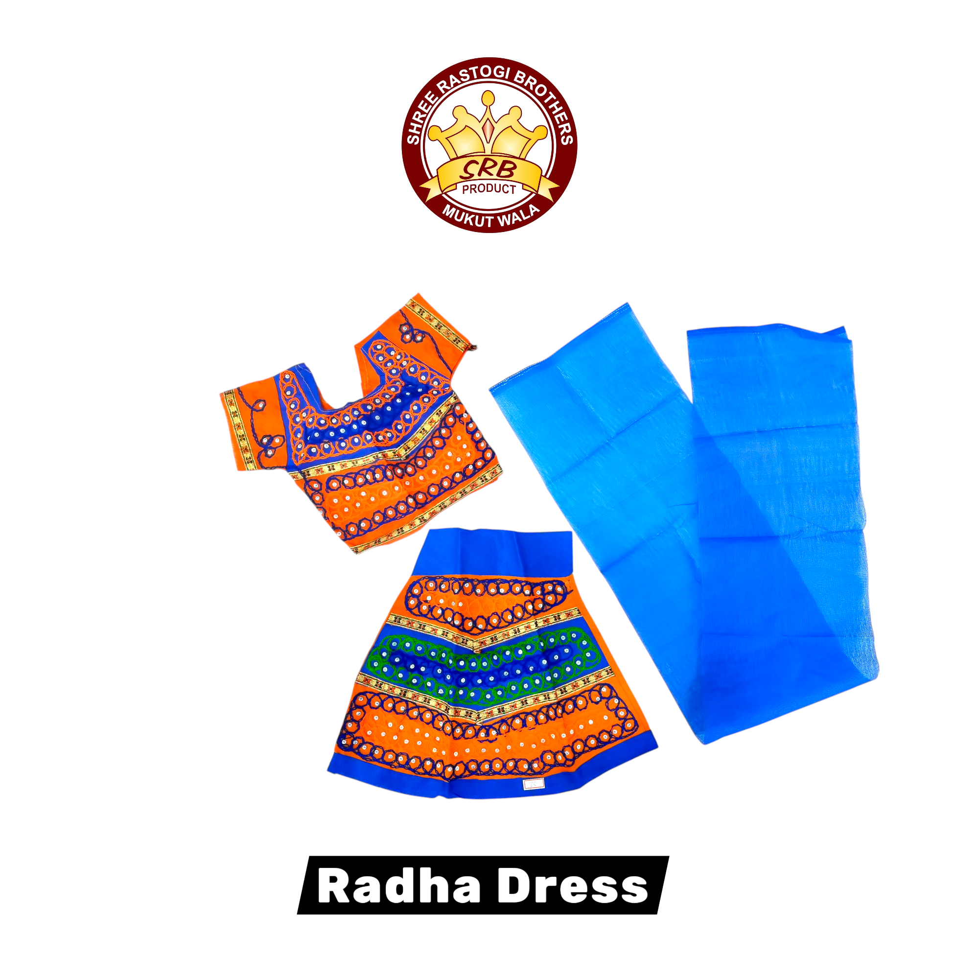 Radha Gopi Kids Dress Cotton Fabrick