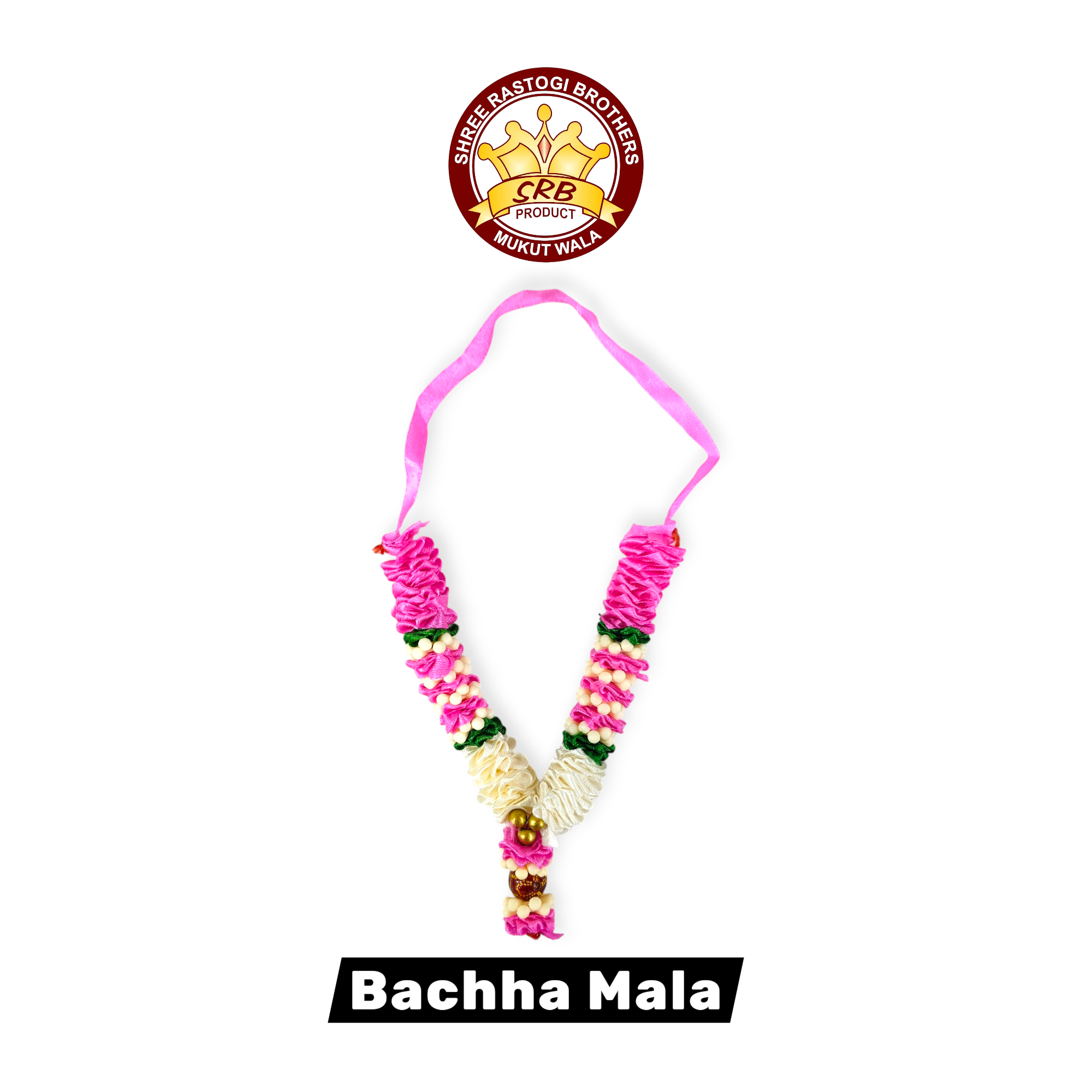 Artificial Pink Colored Bachcha Mala