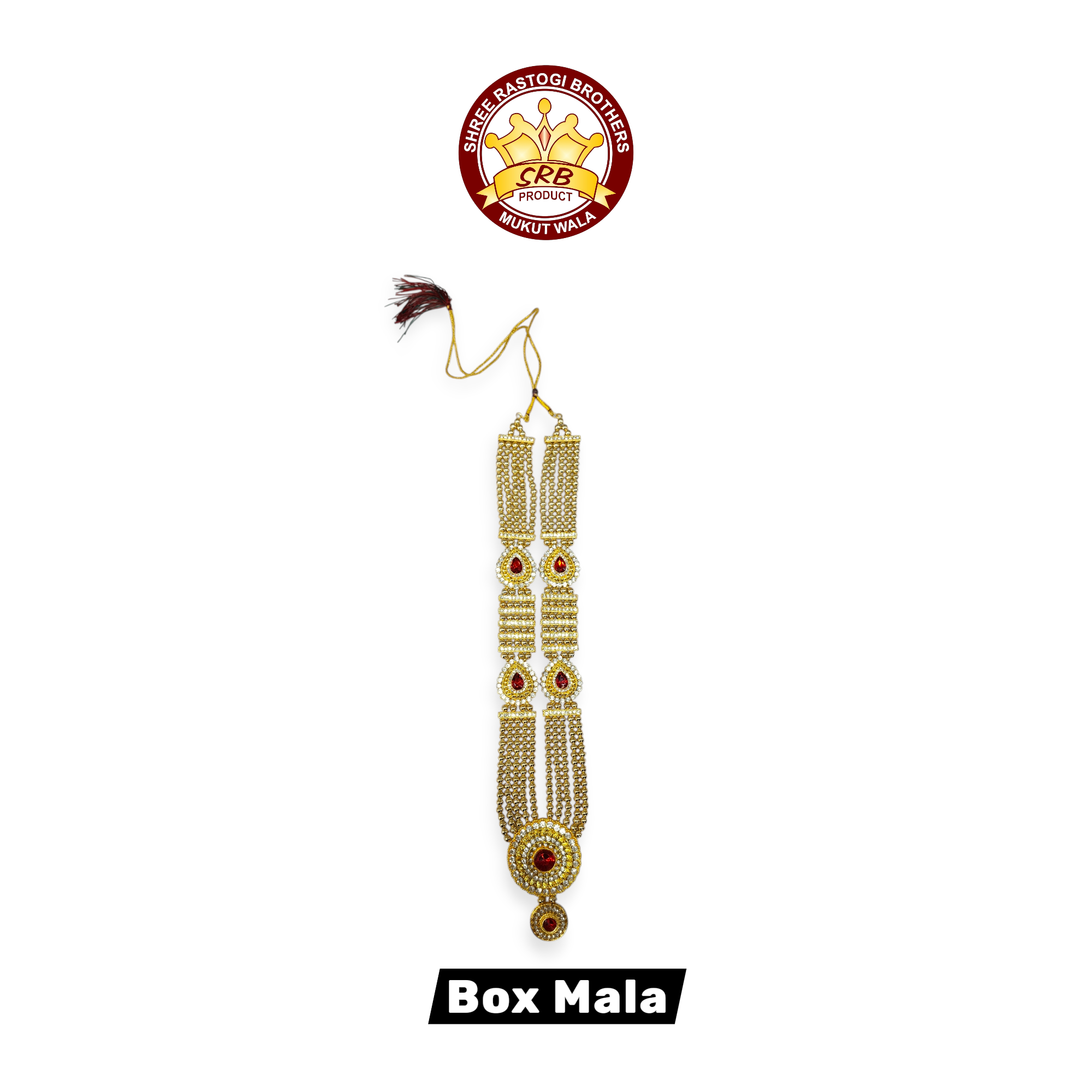 Stone Pearl Mala Moti Mala Long Size Mala For Big Size All God Idol