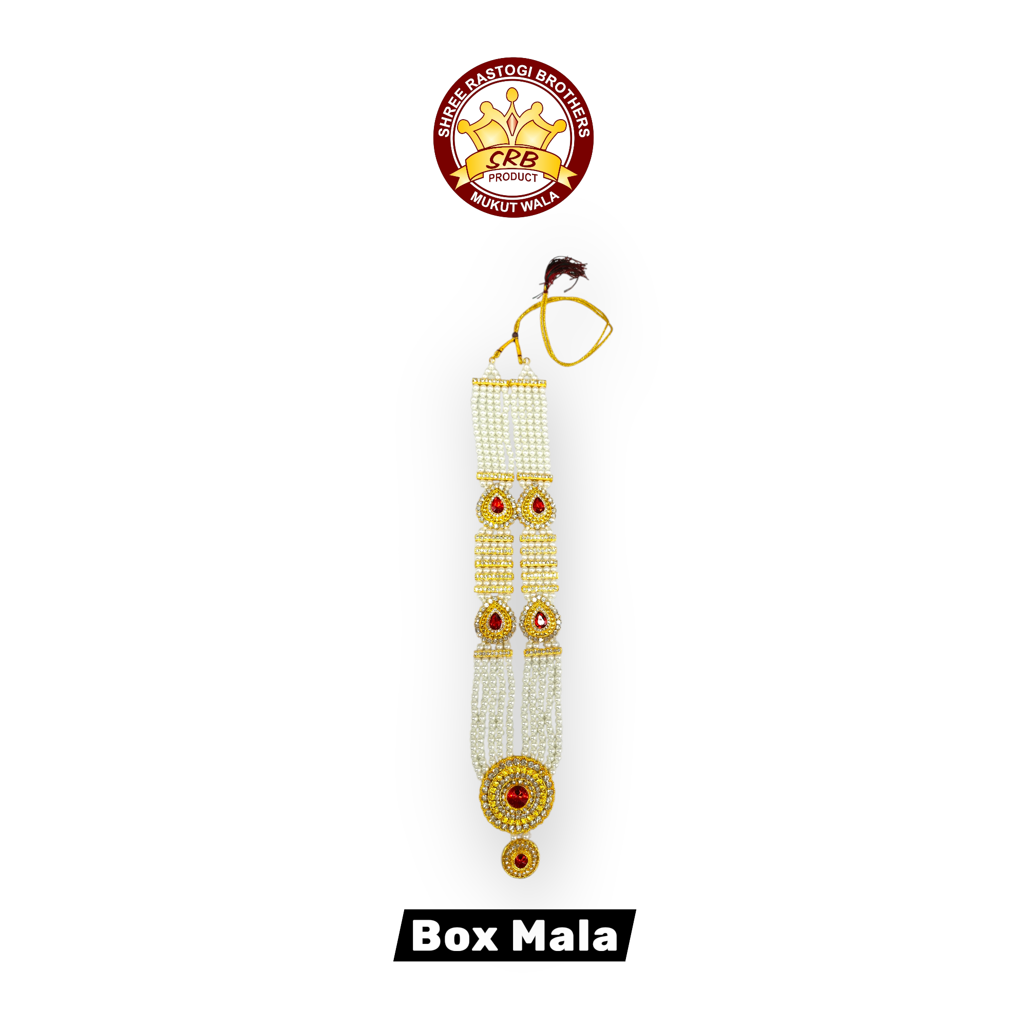 Stone Pearl Mala Moti Mala Long Size Mala For Big Size All God Idol