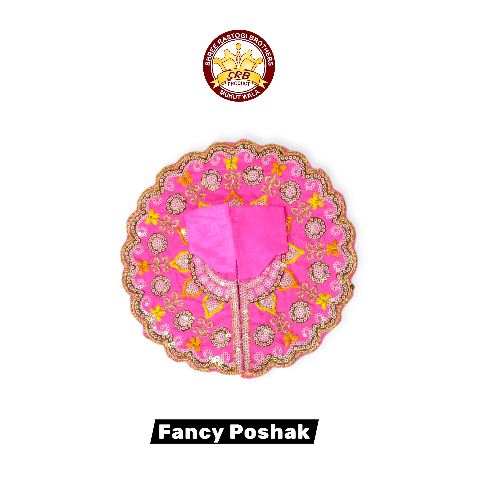 Fancy Gol Poshak For All Size Laddu Gopal Idol (FGP-01)