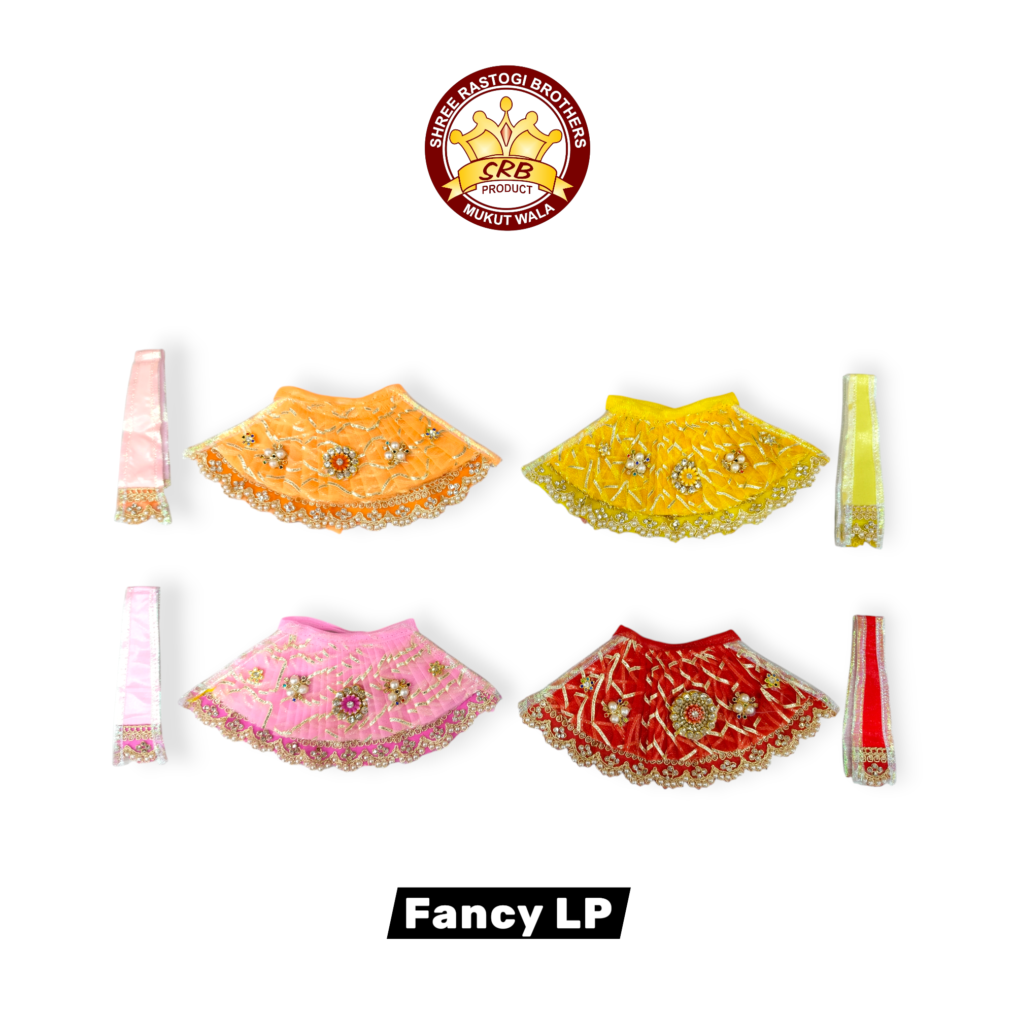 Fancy Lehenga Patka For All Goddess Idol (FLP-01)