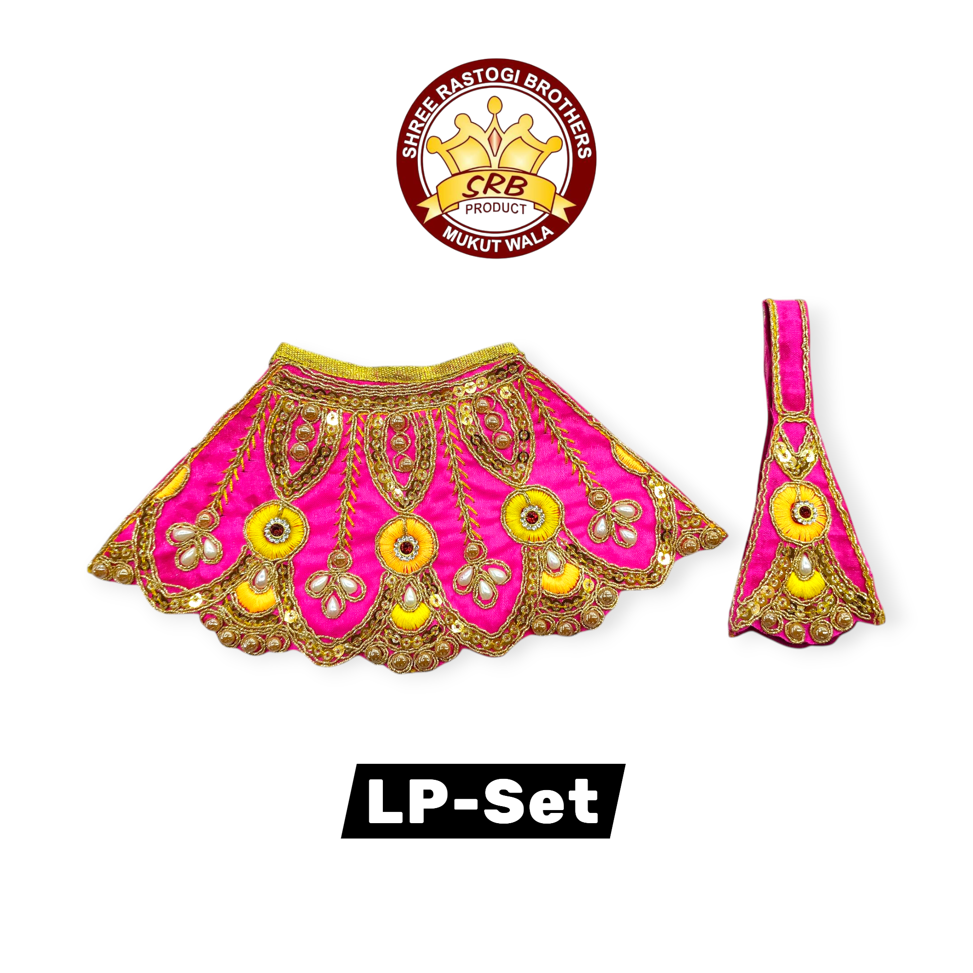 Fancy Lehenga Patka For Durga Mata, Laxmi Mata, Kali Mata All Idol