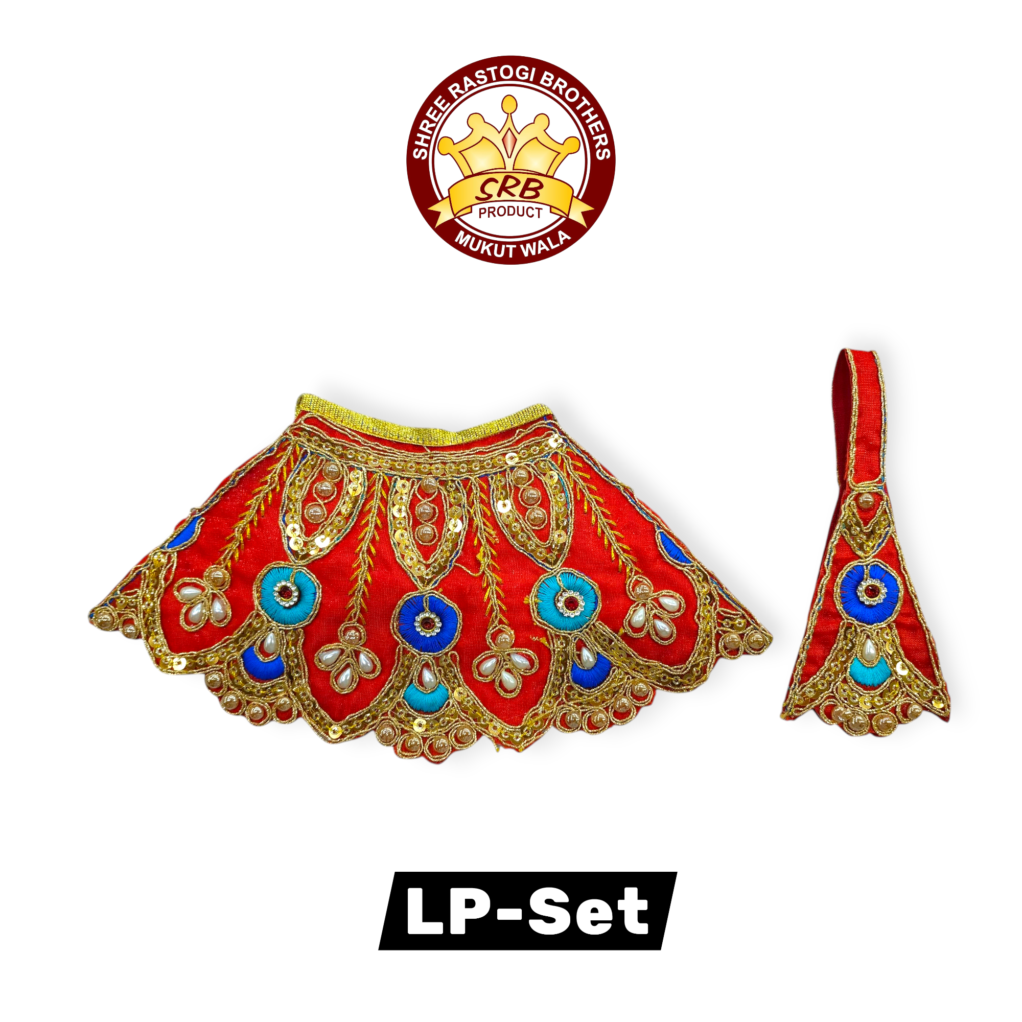 Fancy Lehenga Patka For Durga Mata, Laxmi Mata, Kali Mata All Idol