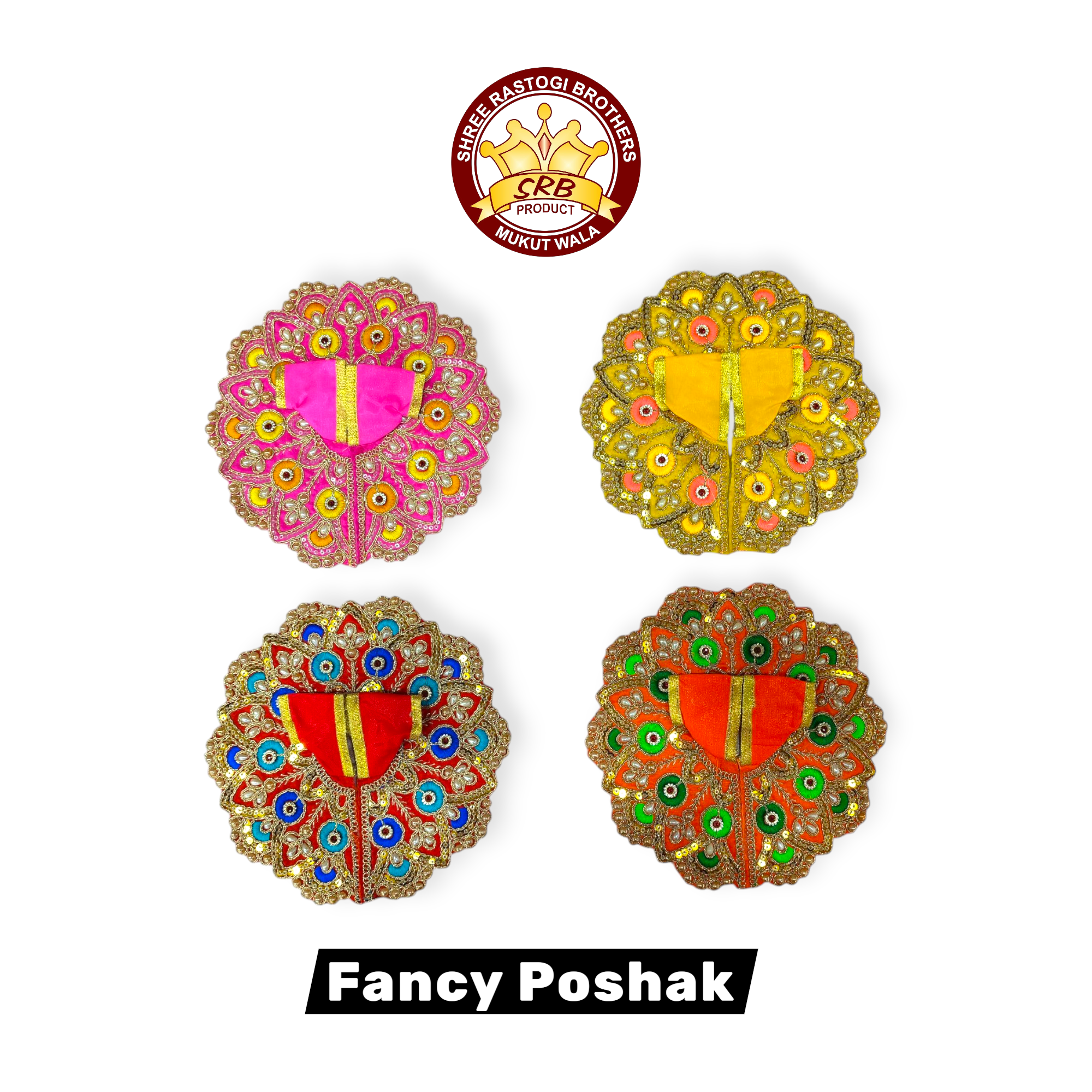 Fancy Gol Poshak For Laddu Gopal All Size