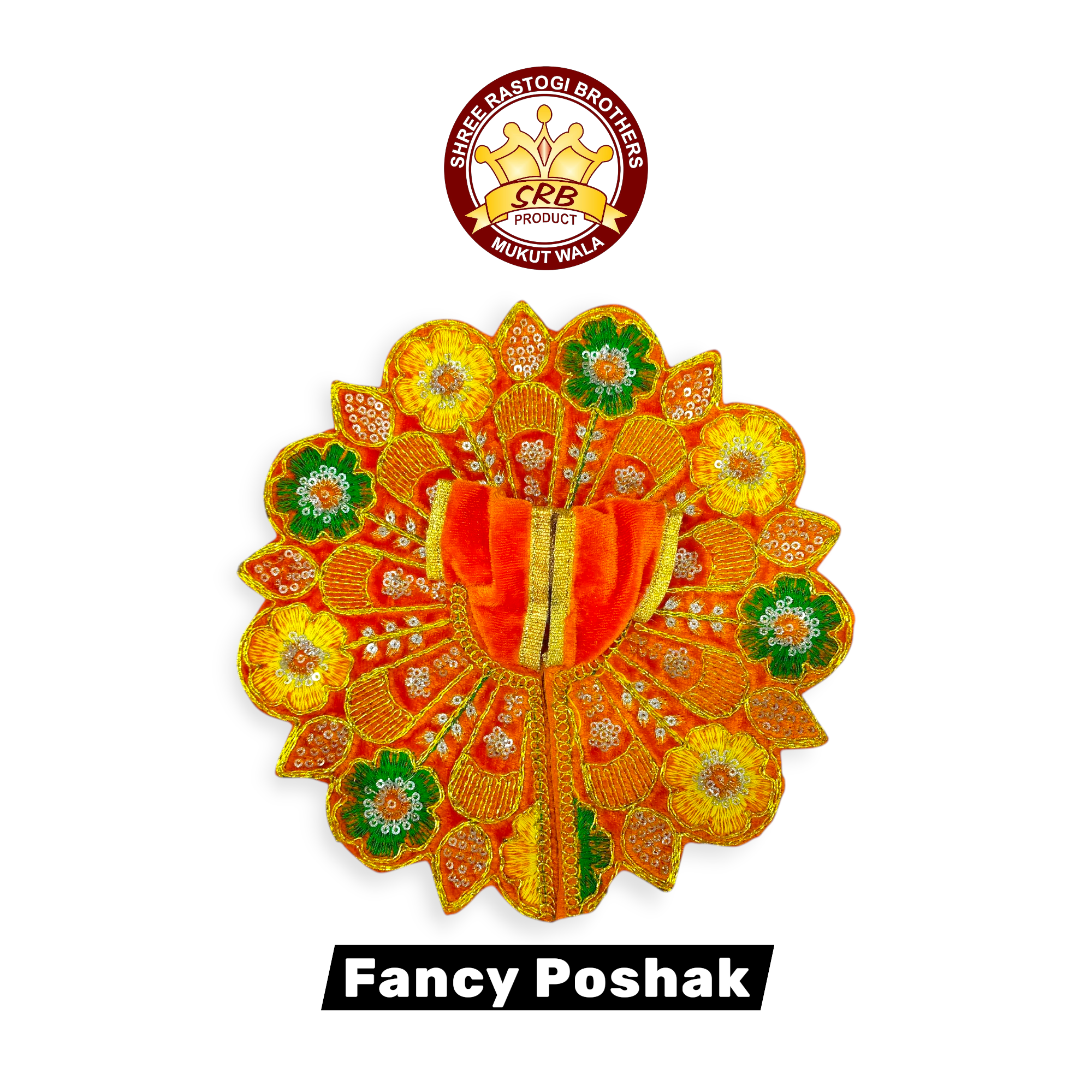 Fancy Gol Poshak For Laddu Gopal idol