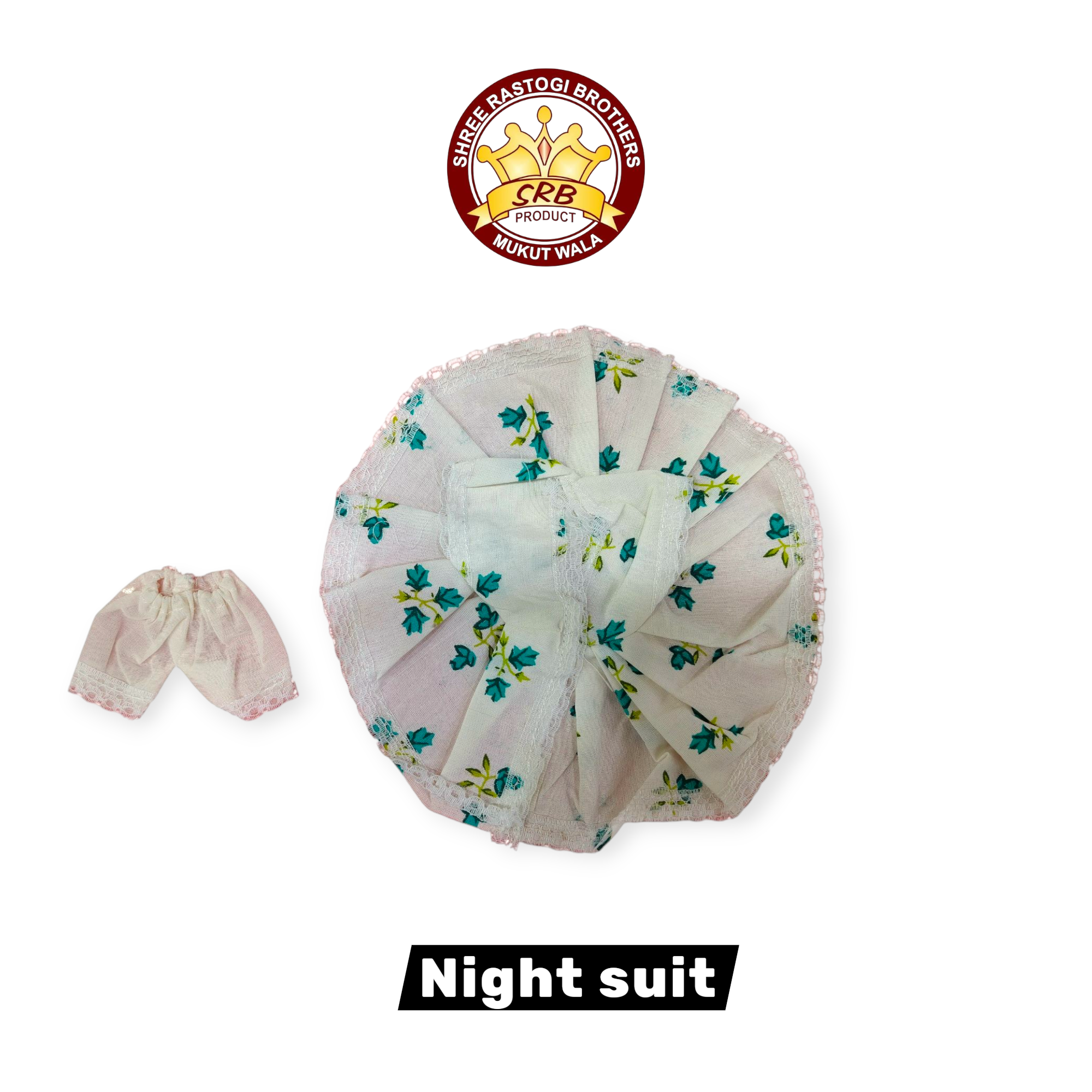 Cotton Gol Night Suit For Laddu Gopal
