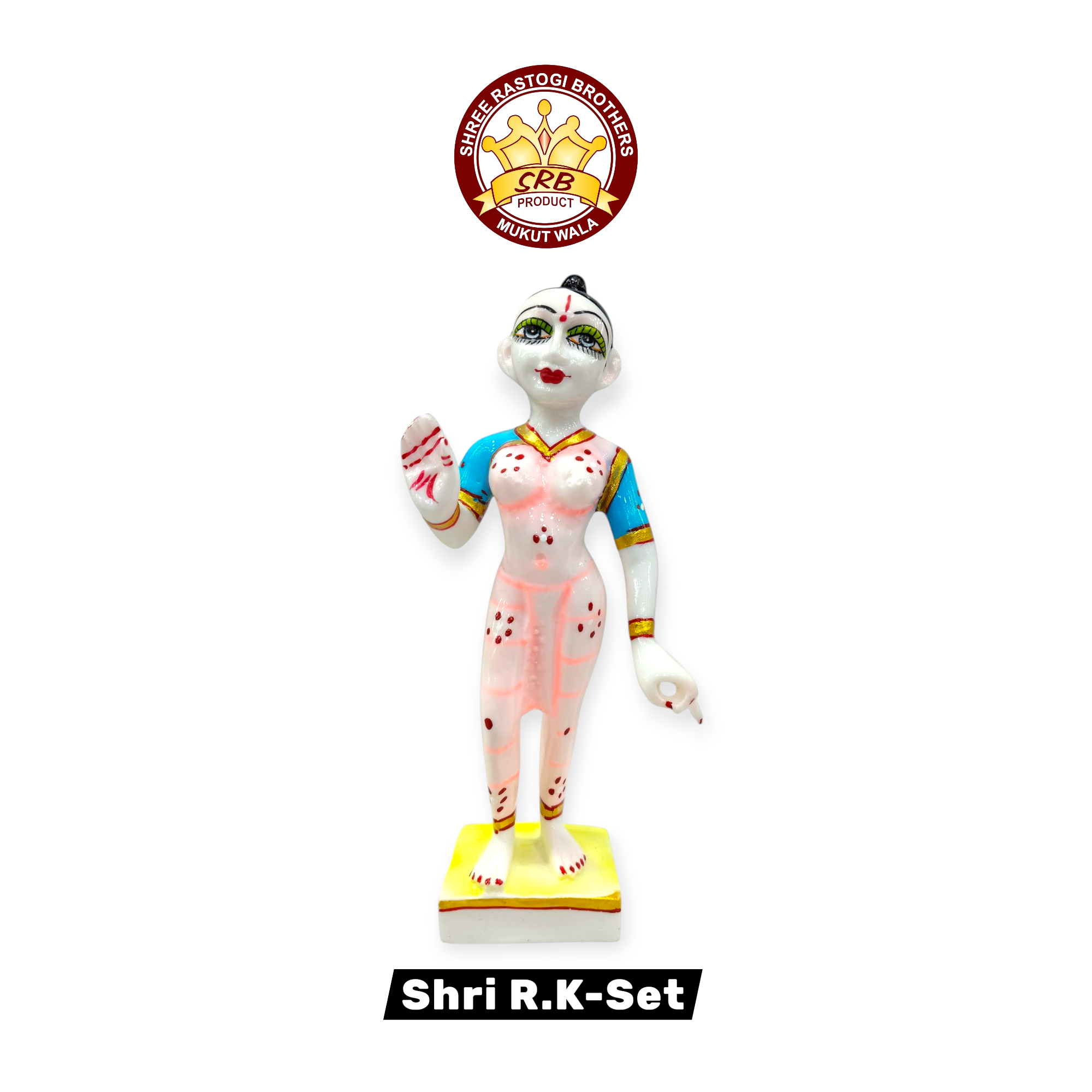 Radha Krishna Idol Dust Marbel Statue