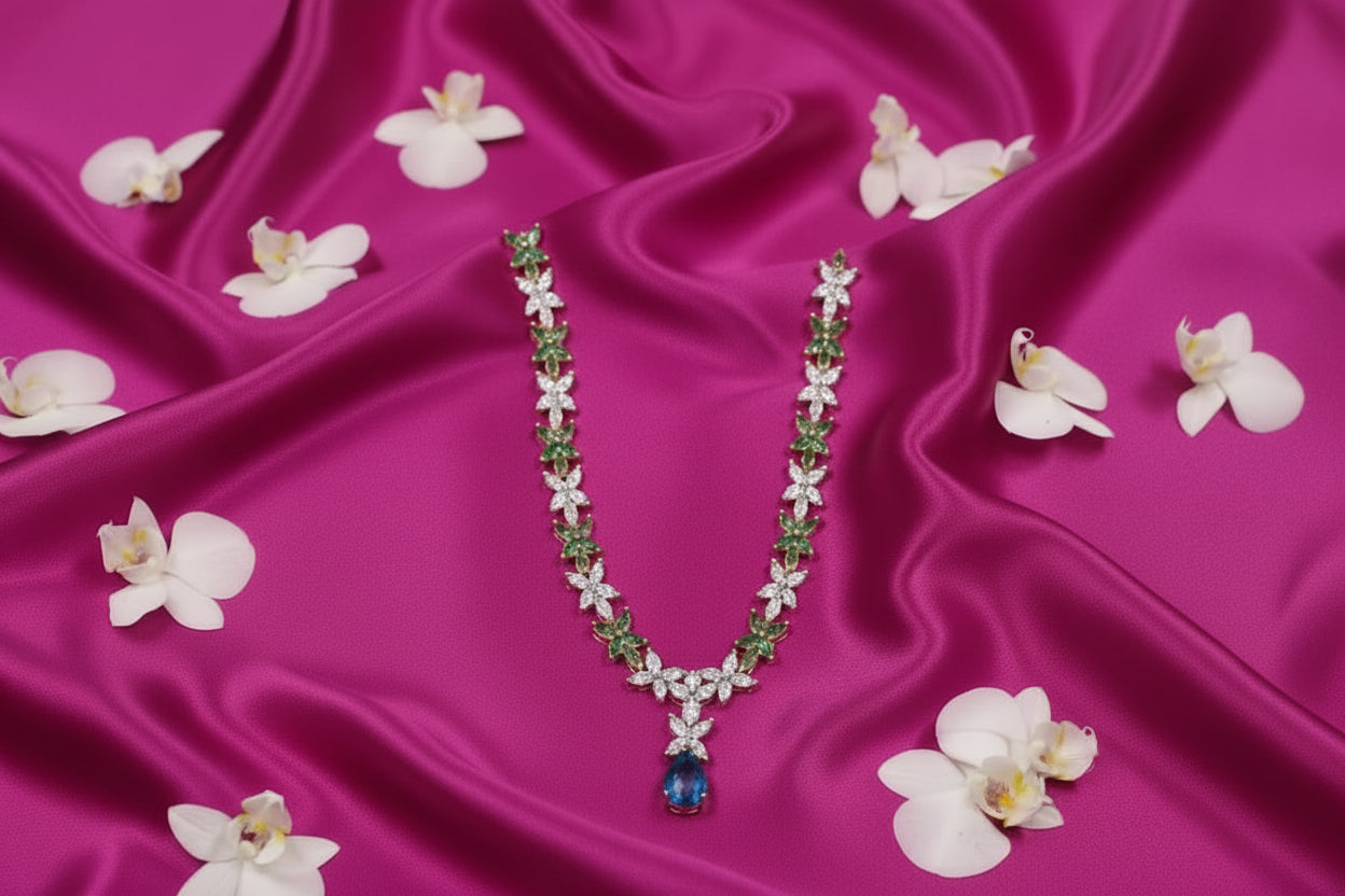 Ruby Star AD Mala For Deities