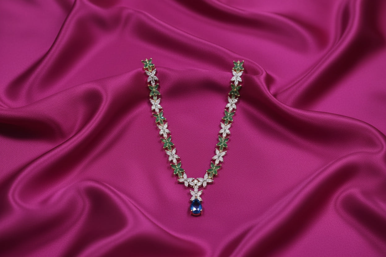 Ruby Star AD Mala For Deities