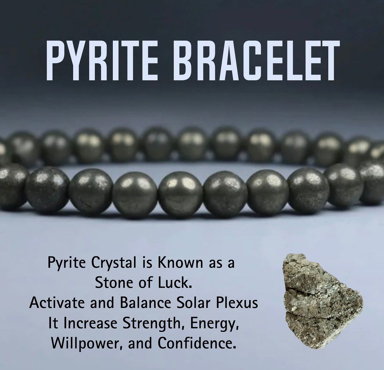 Pyrite Stone Bracelet