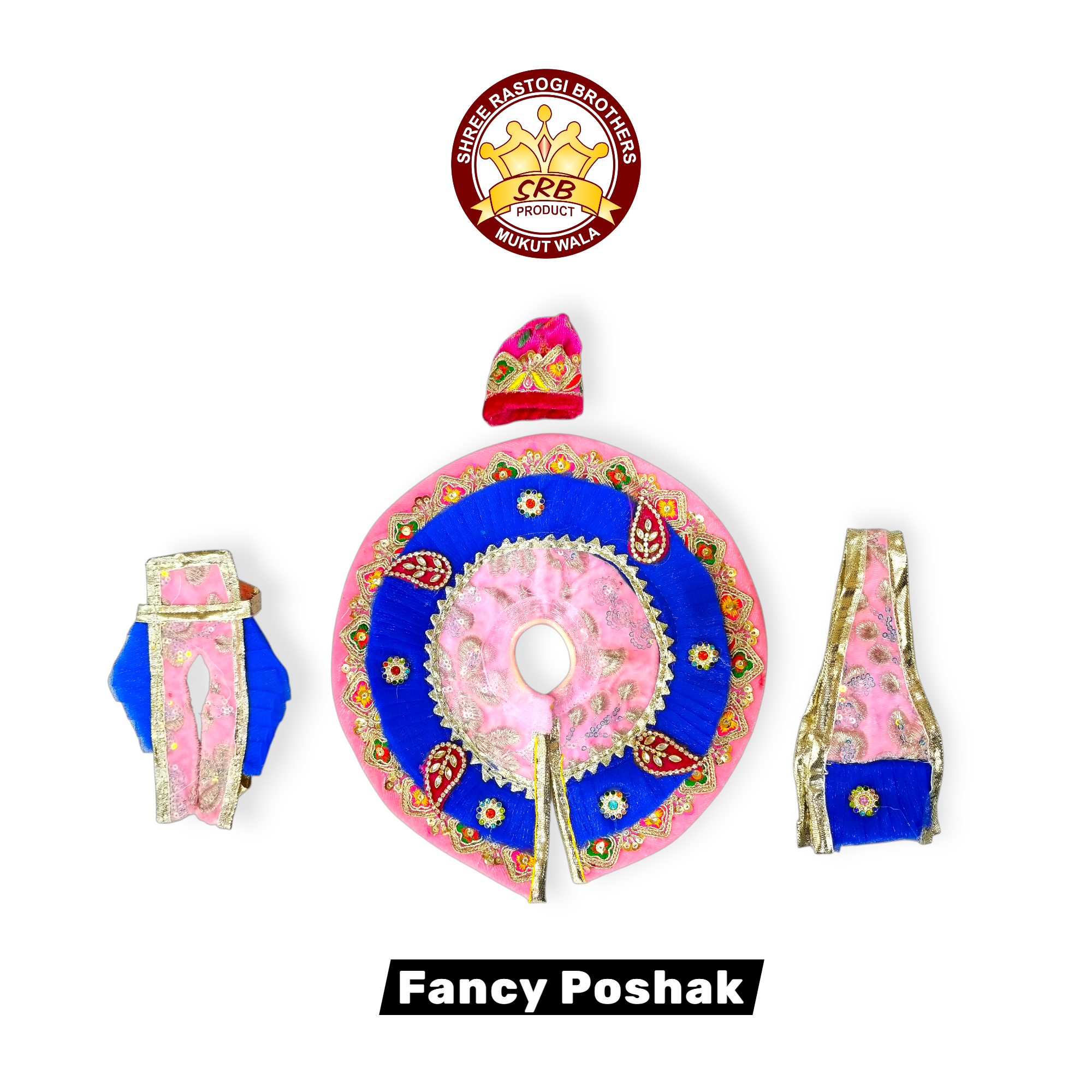 Saneel Winter Fancy Poshak With Cap For Laddu Gopal (FGP-08)