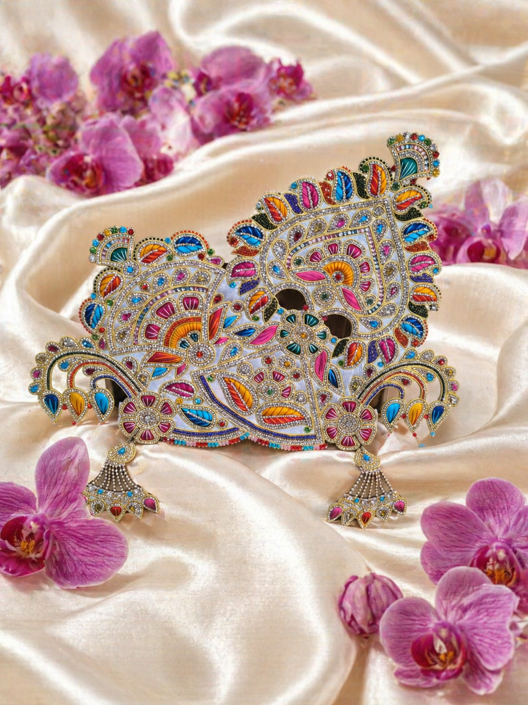 Jari Brajratan Mukut For The Lord Krishna