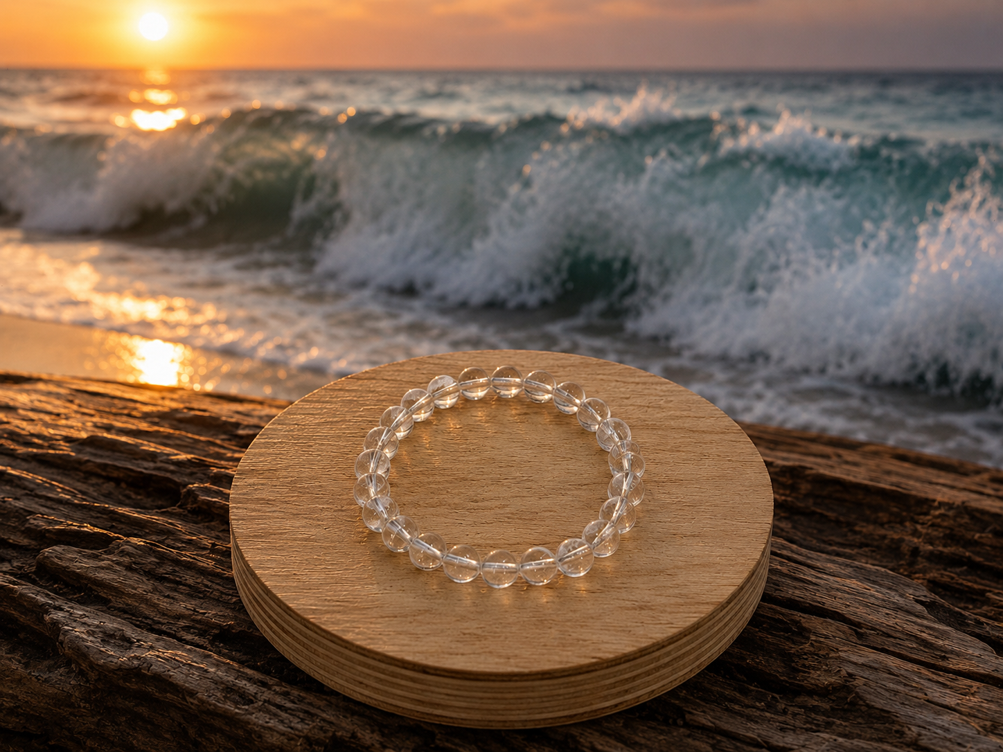 Clear Quartz Stone Bracelet