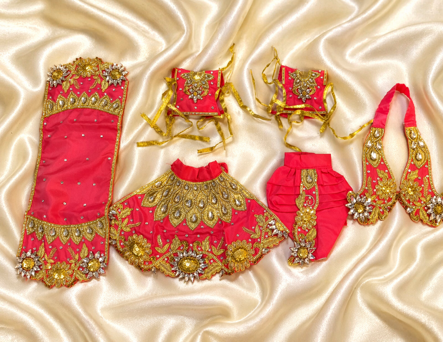 Fancy RK Set For The Lord Radha krishna Deities