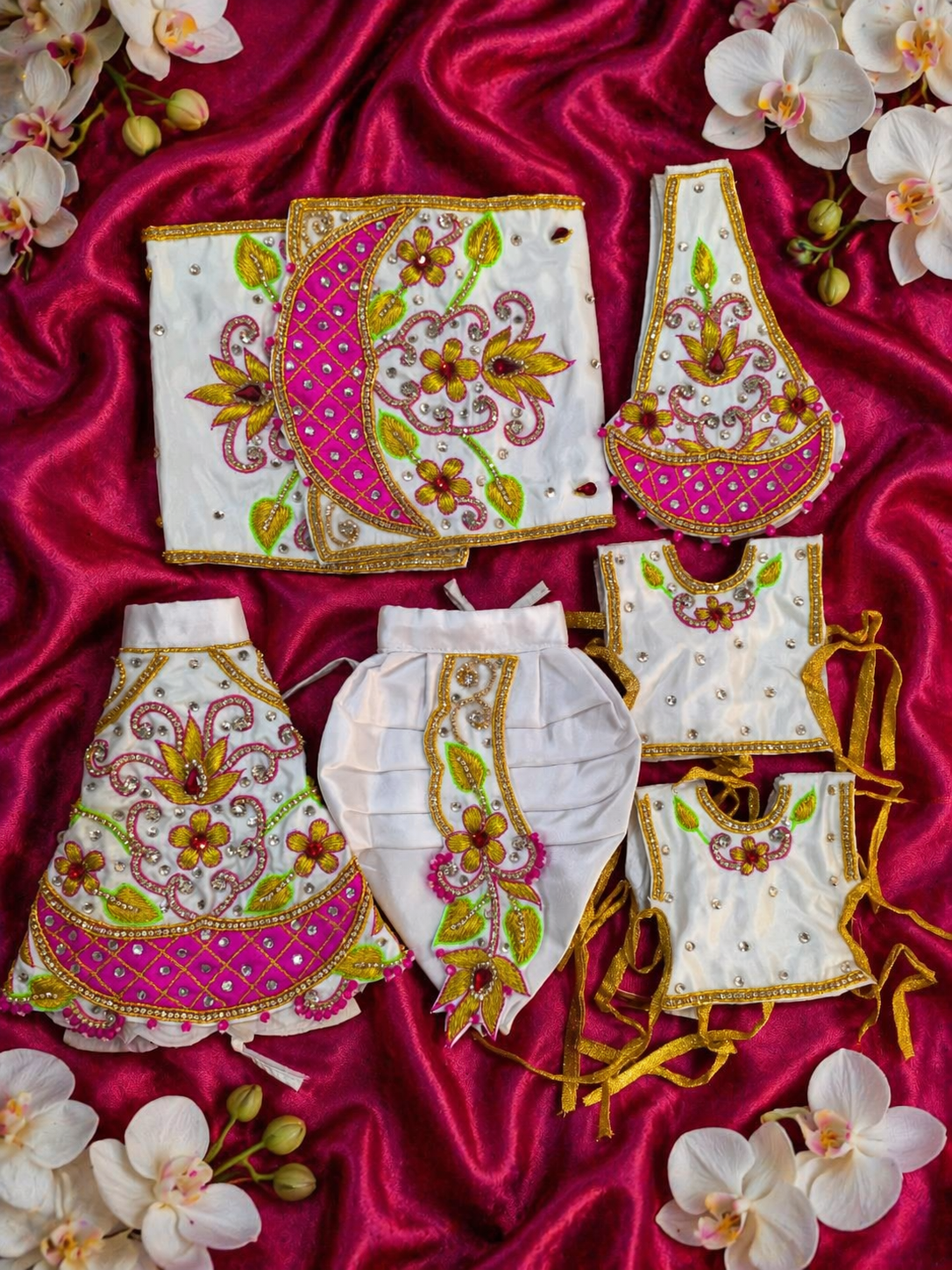 Fancy RK Set For The Lord Radha krishna Deities