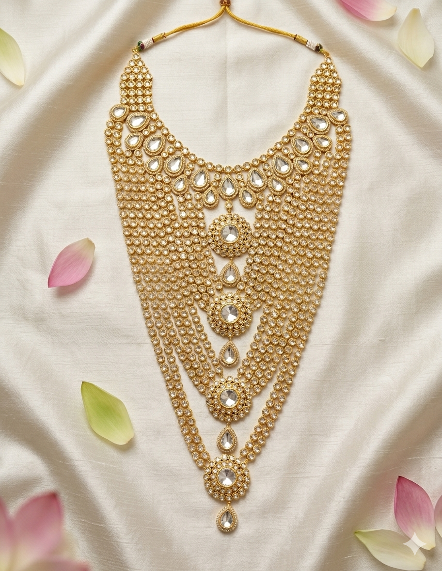 Kundan Necklace For Spiritual Deities