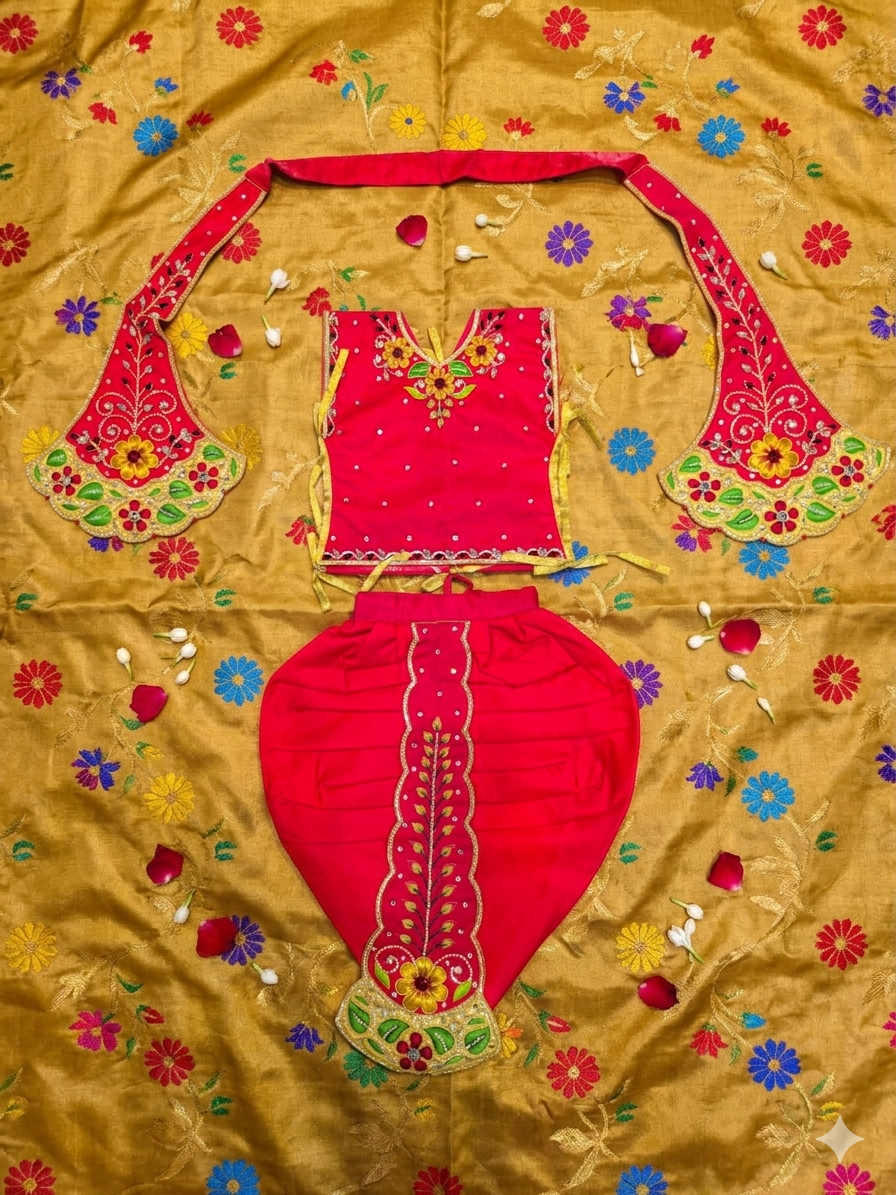 Fancy RK Set For The Lord Radha krishna Deities