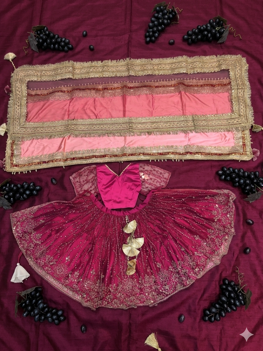 Fancy RK Set For The Lord Radha krishna Deities