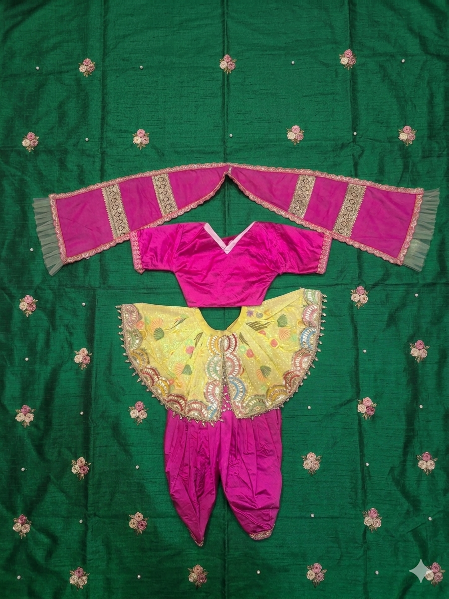 Fancy RK Set For The Lord Radha krishna Deities