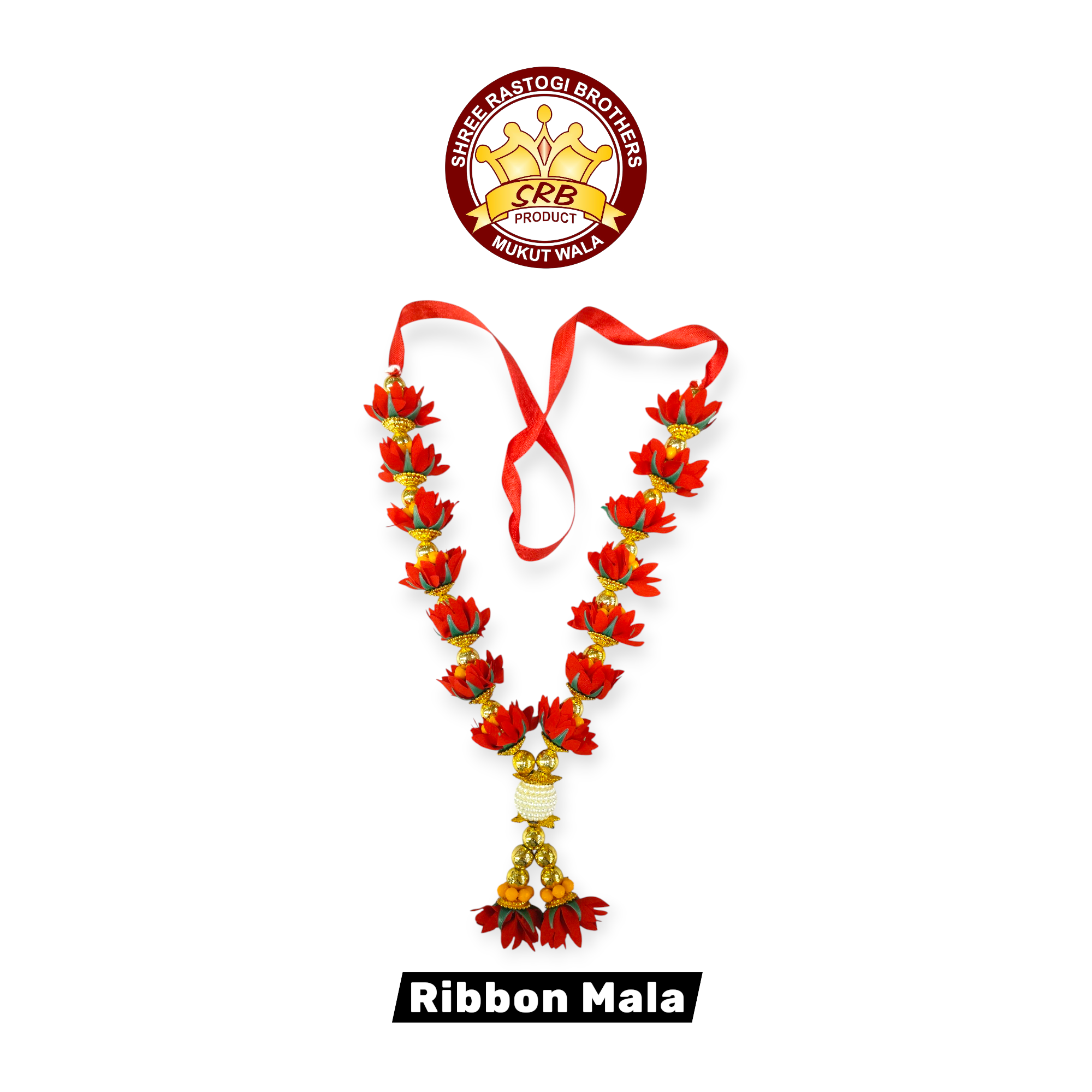 Ribbon Mala For  Big Size God Idol and Wall Pictur Frame