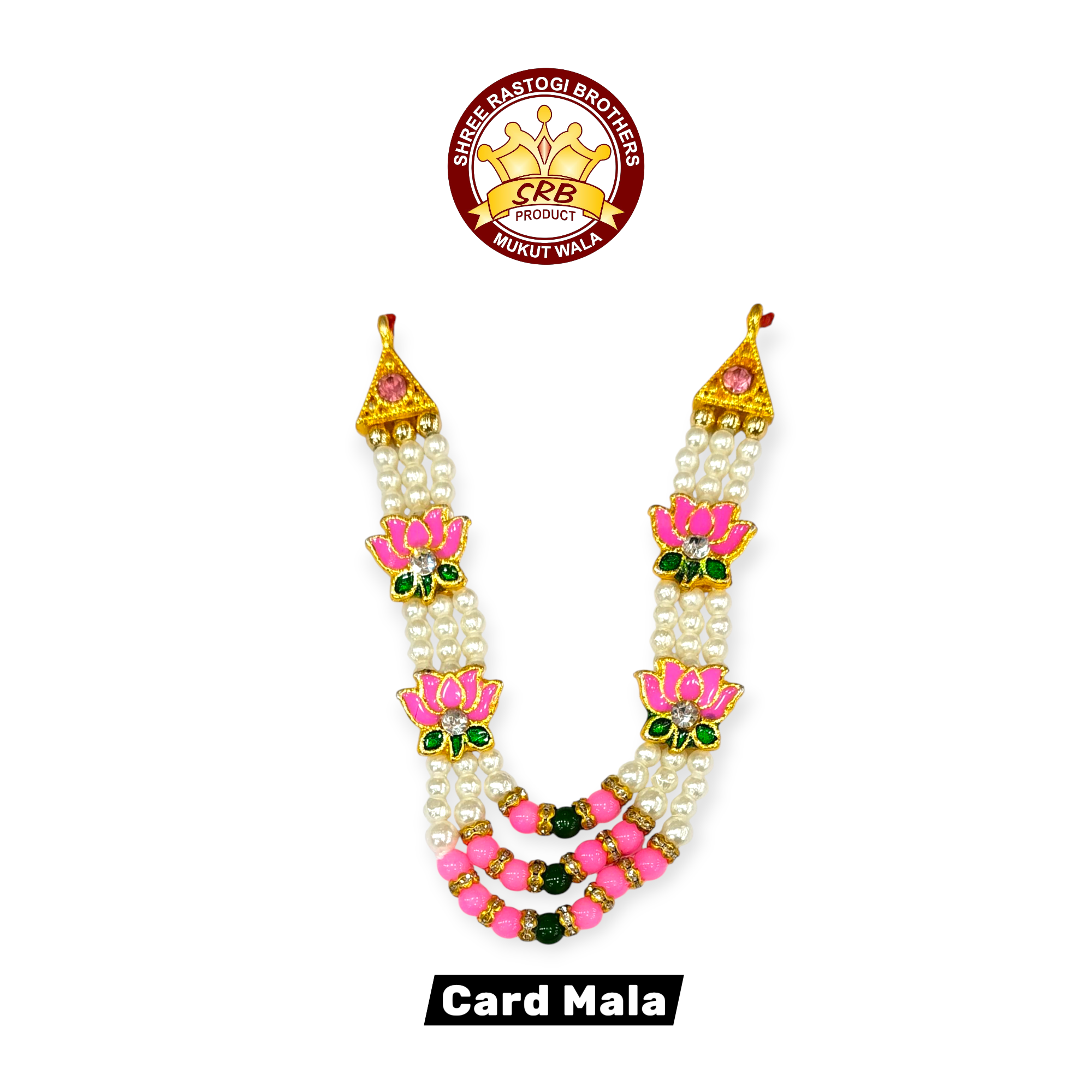 Moti Mala With Lotus Pandel Fro God Idol