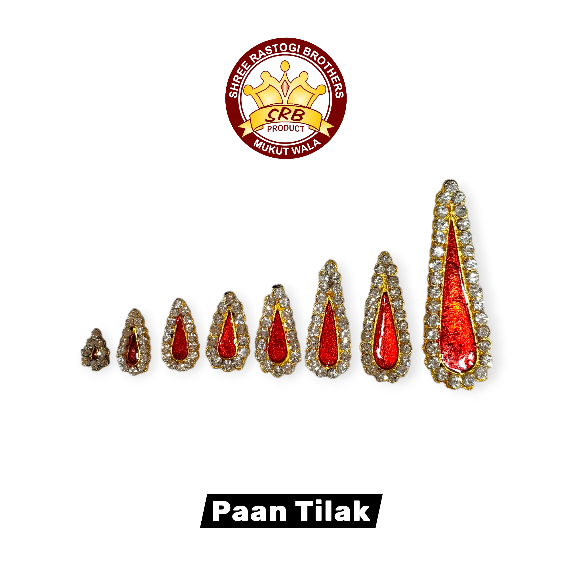 Pan Tilak Metal Tilak For God All Sizes