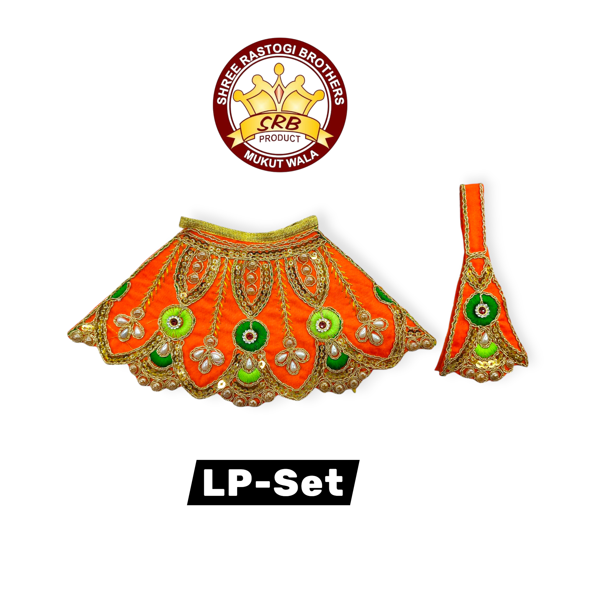 Fancy Lehenga Patka For Durga Mata, Laxmi Mata, Kali Mata  All Idol