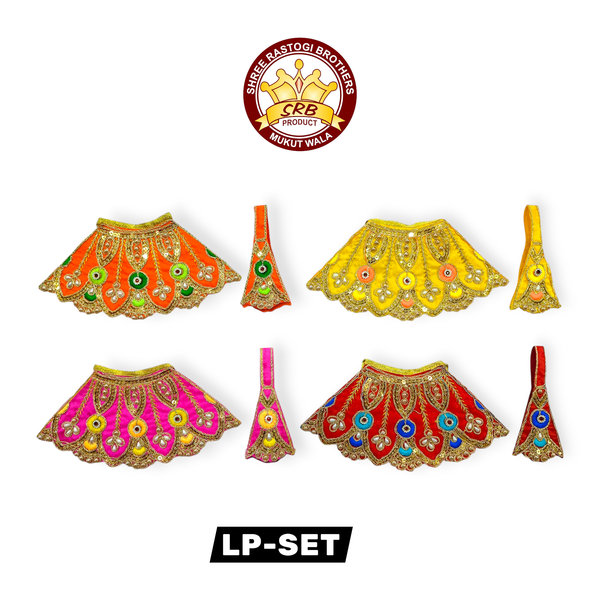 Fancy Lehenga Patka For Durga Mata, Laxmi Mata, Kali Mata  All Idol