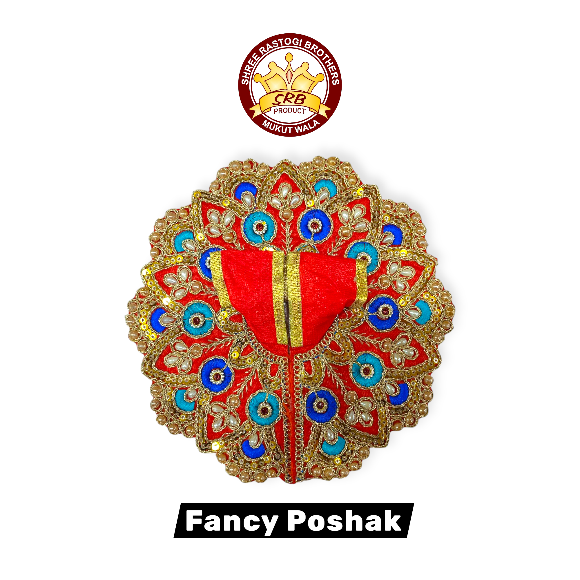 Fancy Gol Poshak For Laddu Gopal All Size