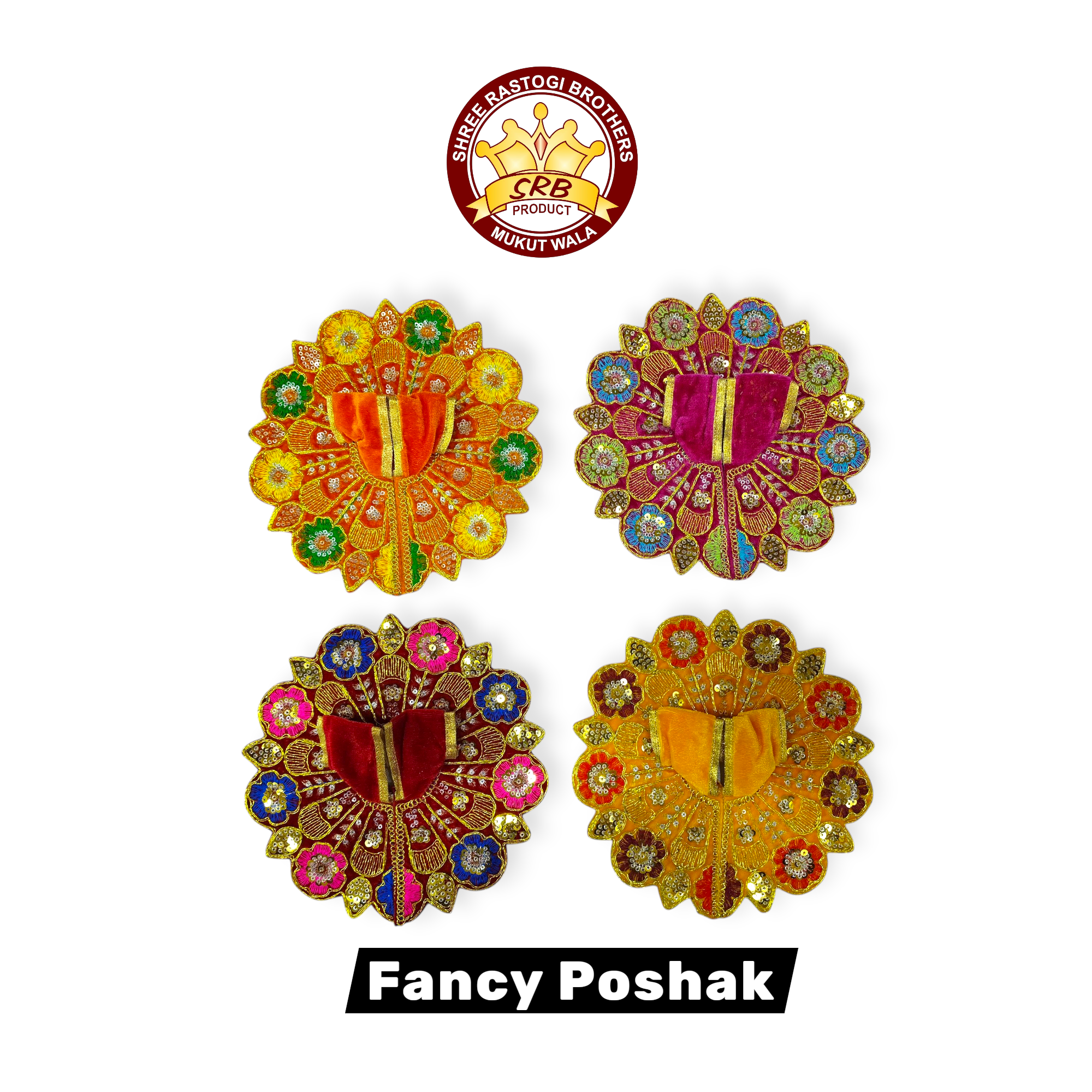 Fancy Gol Poshak For Laddu Gopal idol
