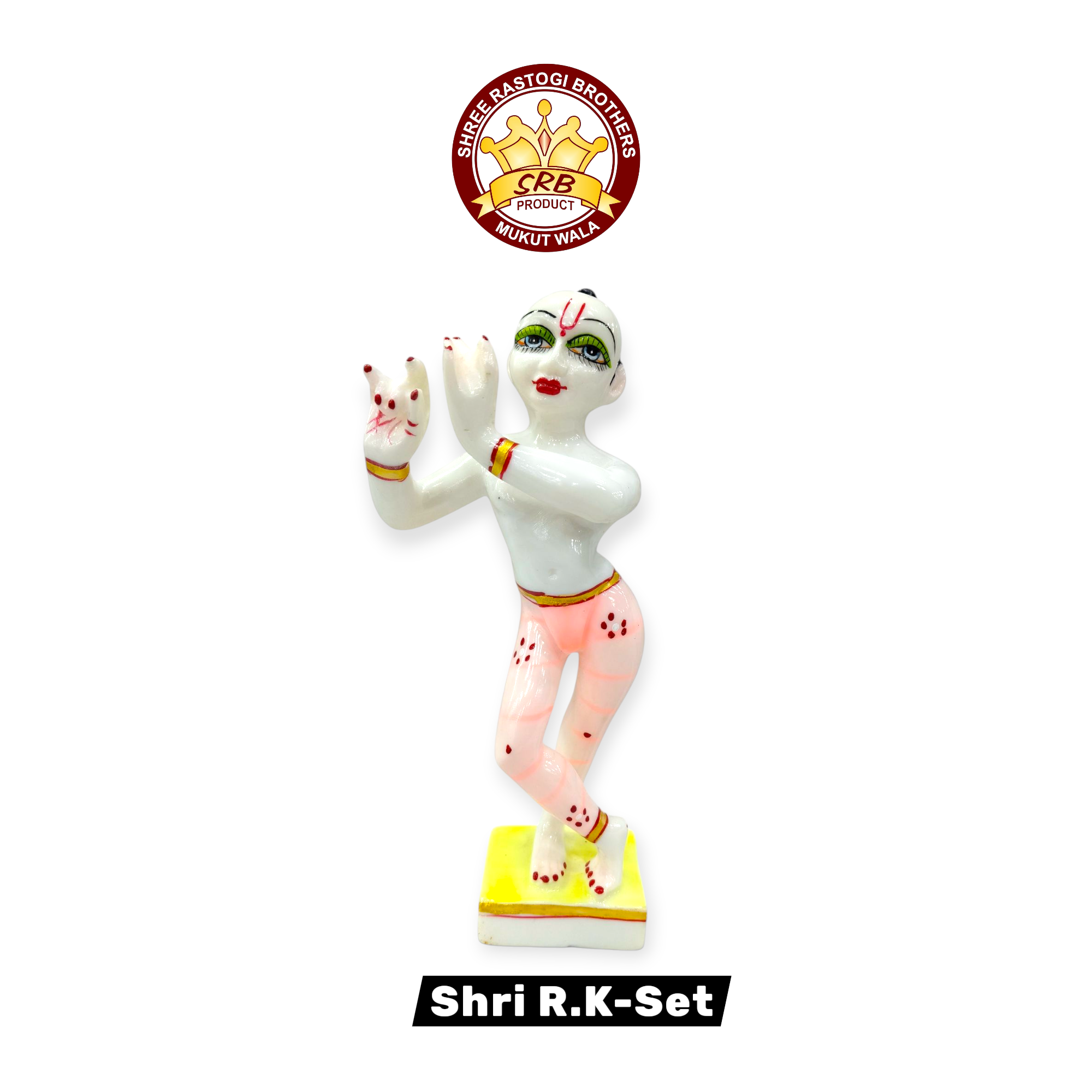 Radha Krishna Idol Dust Marbel Statue