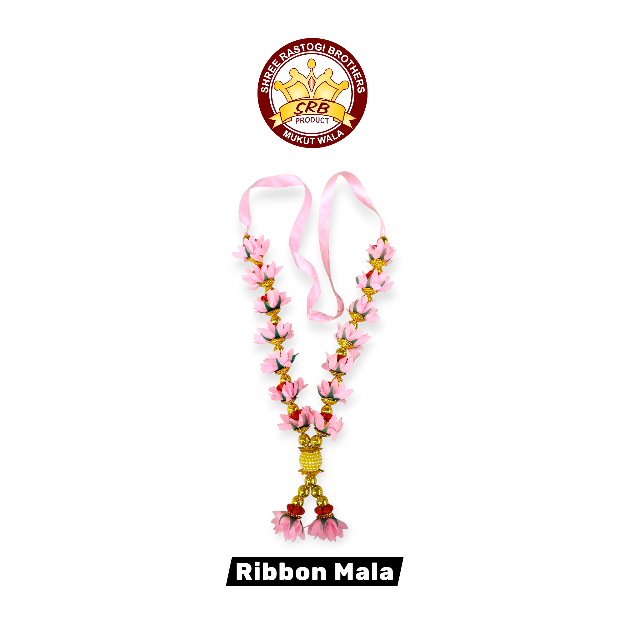 Ribbon Mala For  Big Size God Idol and Wall Pictur Frame