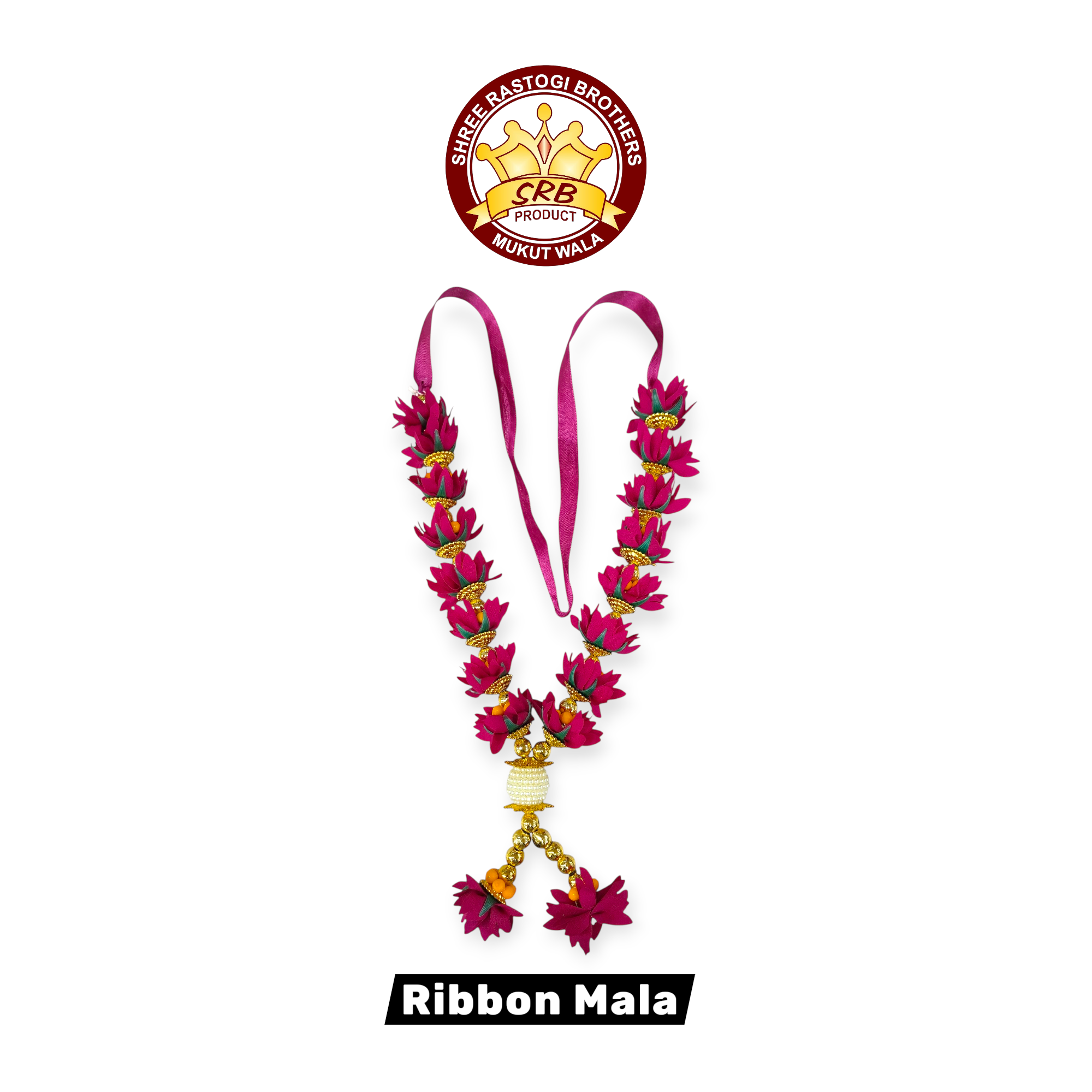Ribbon Mala For  Big Size God Idol and Wall Pictur Frame
