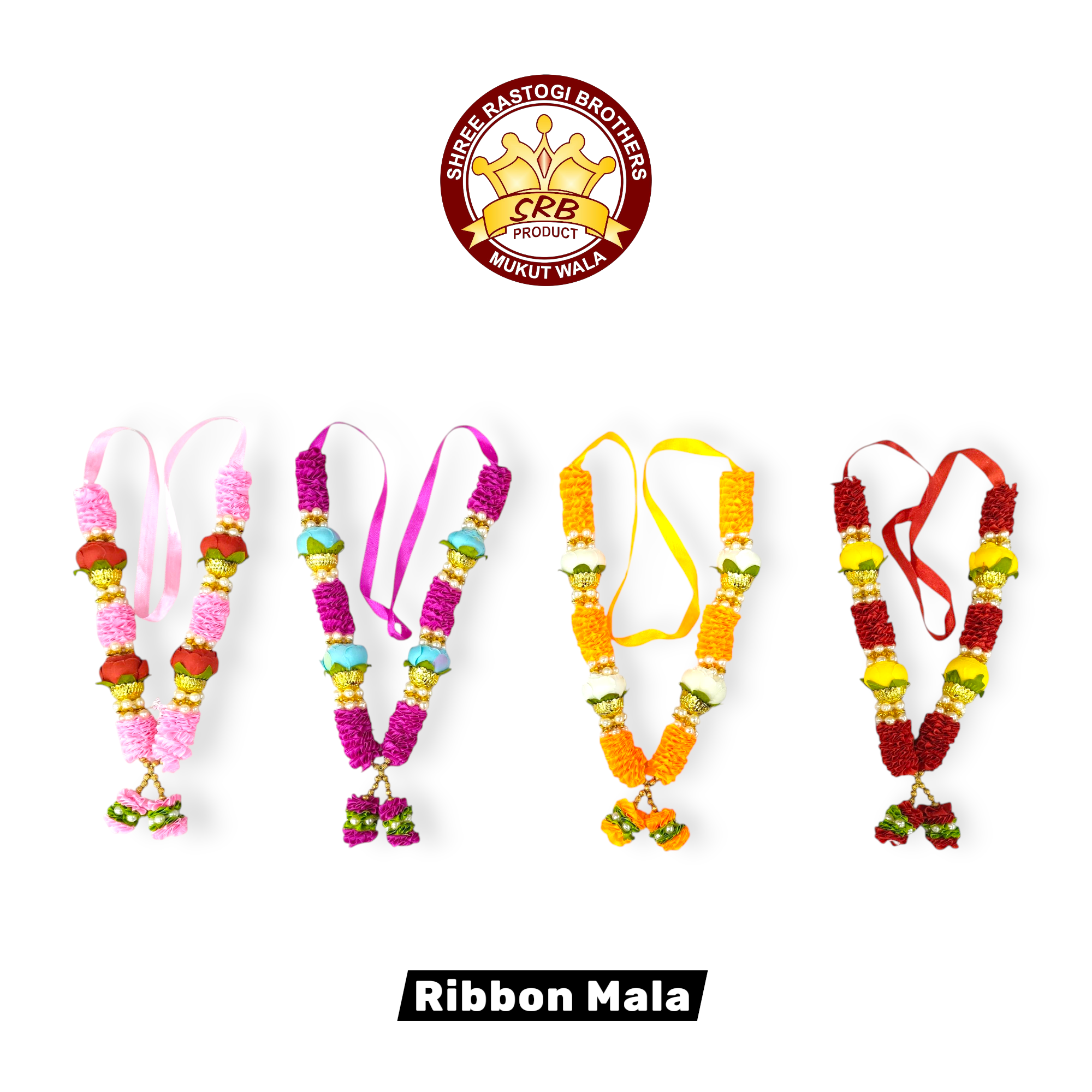 Ribbon Mala & Satan Mala For Diety Idols , Photo Frame And Decorative Itme