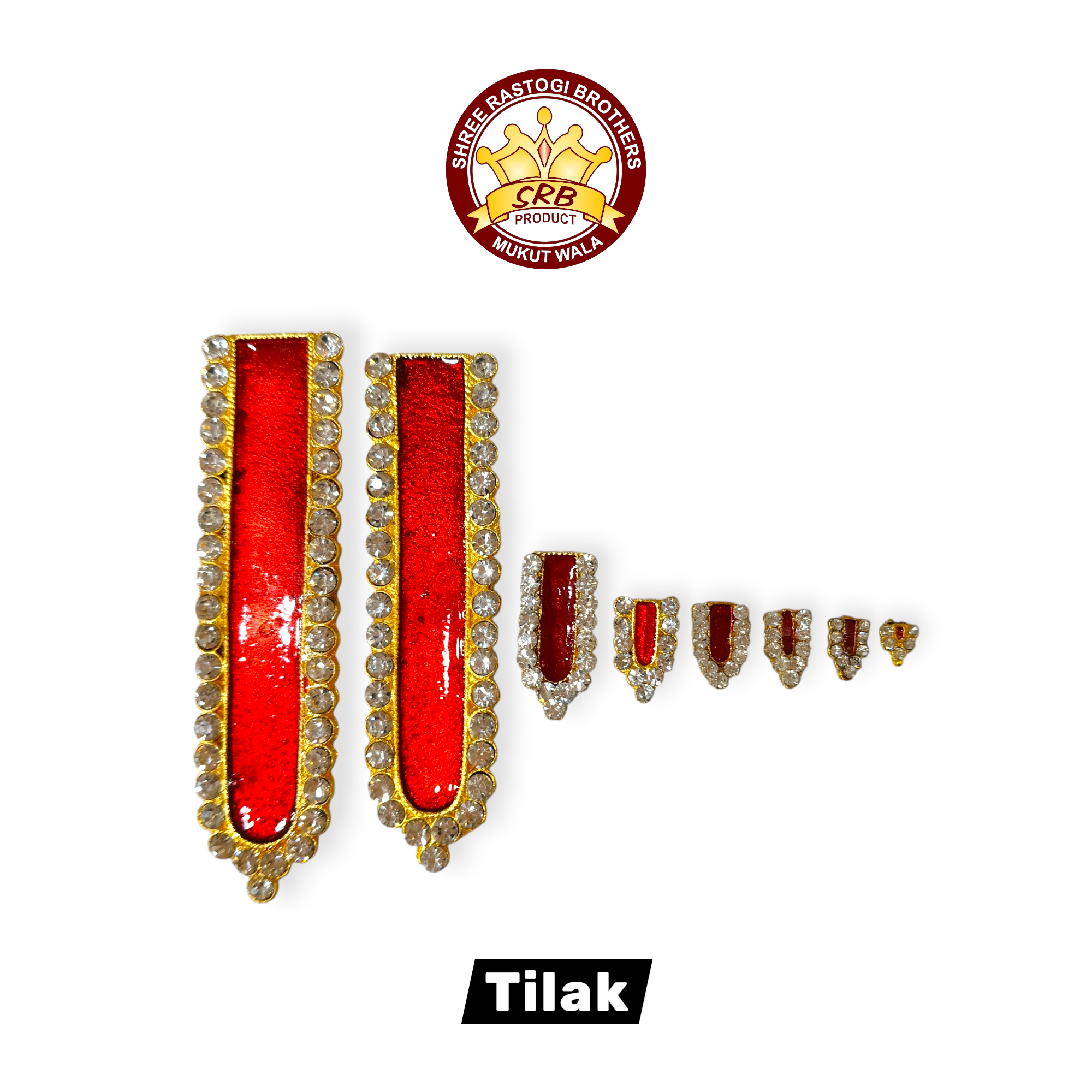 Tilak / Metal Tilak Stone Tilak For All God Idols