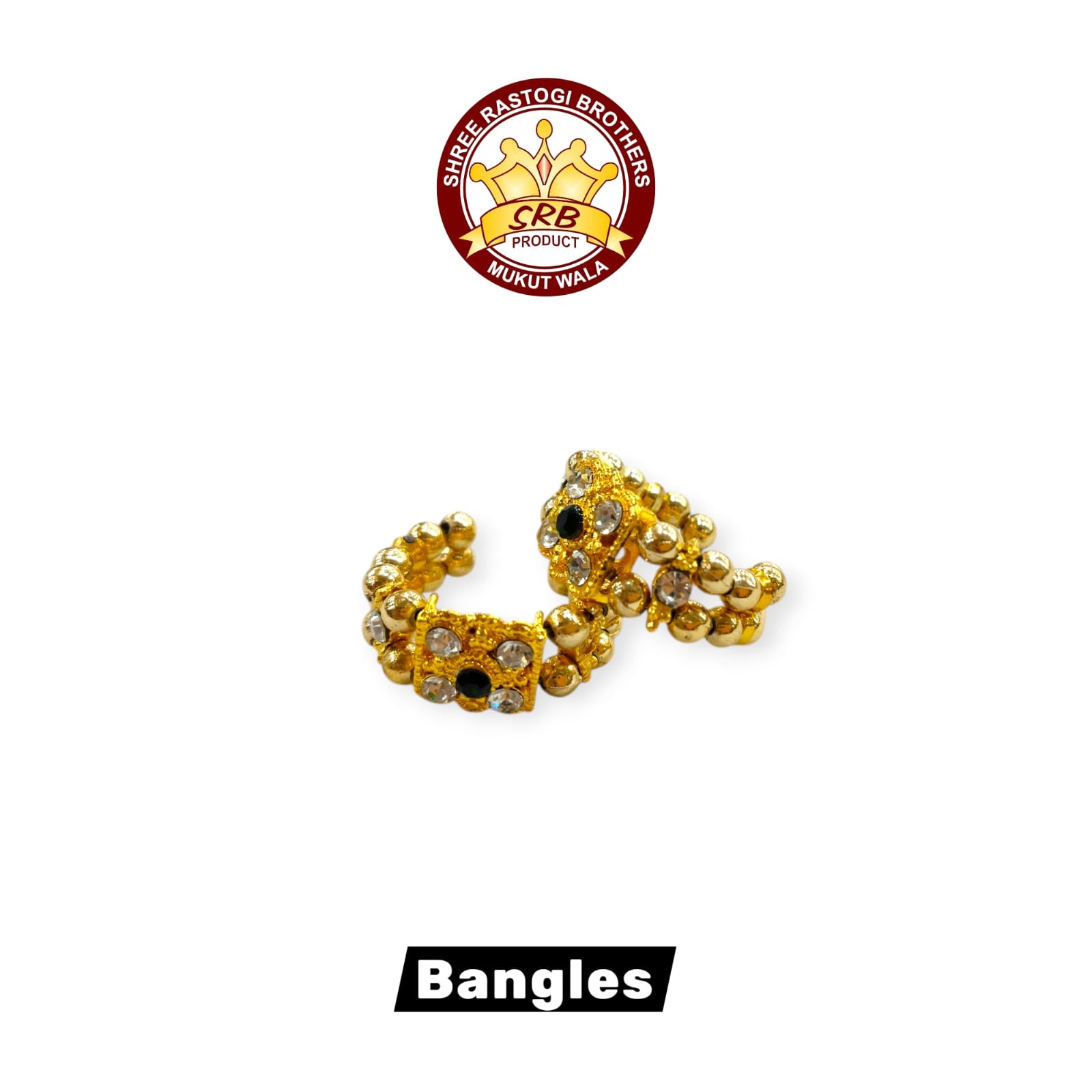 Golden Pearl Bangles For All Dieties (B-3)