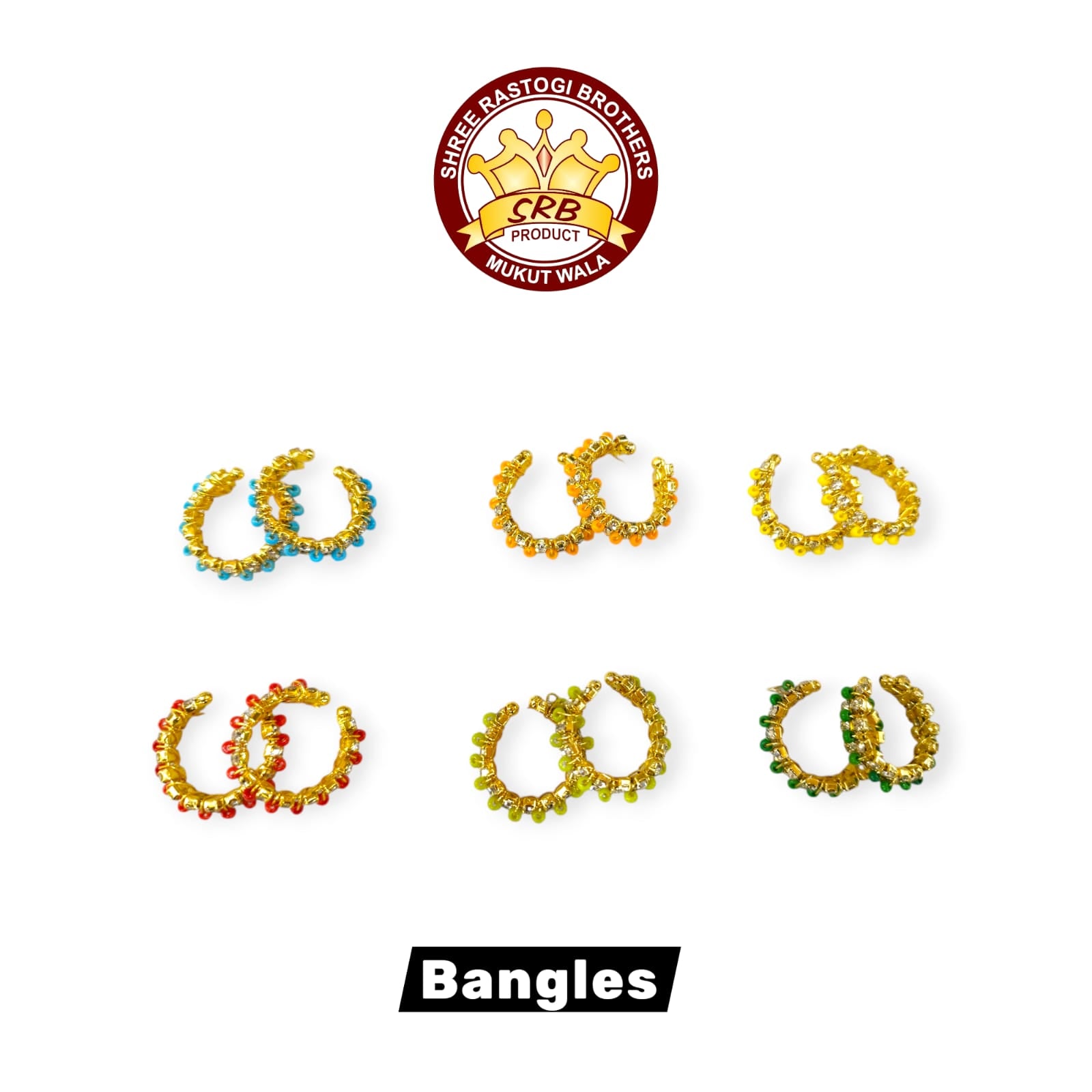 Stone Bangles For Laddu Gopal (B-8)