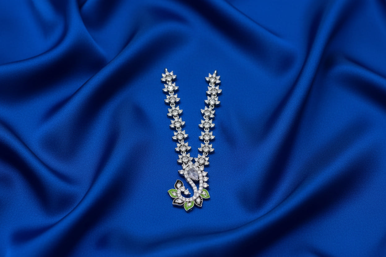 Mayur Pendant AD Mala For Deities