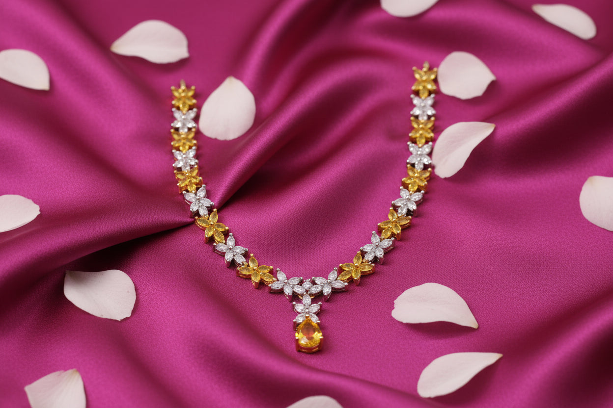 Ruby Star AD Mala For Deities