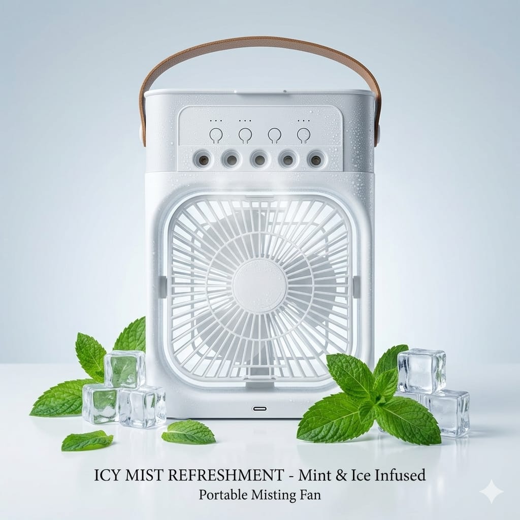 Mini AC Cooling Fan For Ladoo Gopal
