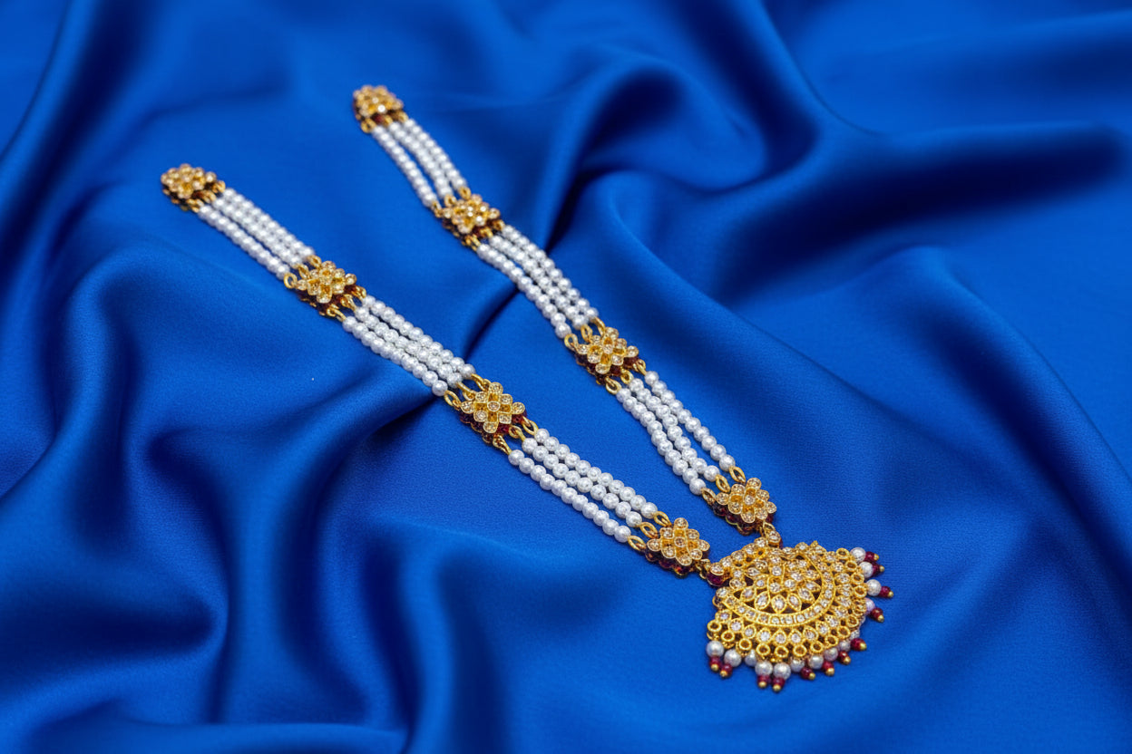 Madhuri Jewar AD Mala For Deities