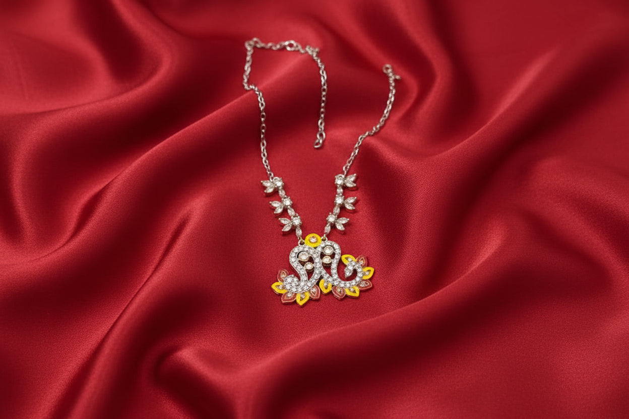 Mayur Pendant AD Mala For Ladoo Gopal